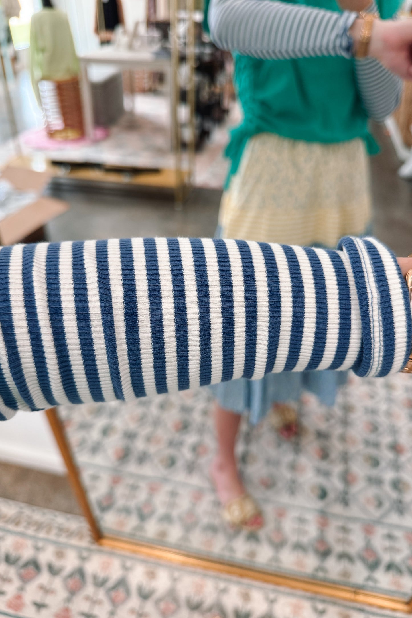 Stripe Long Sleeve Top