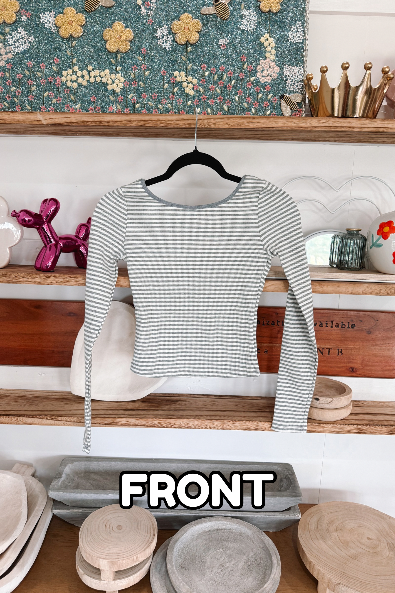 Stripe Long Sleeve Top