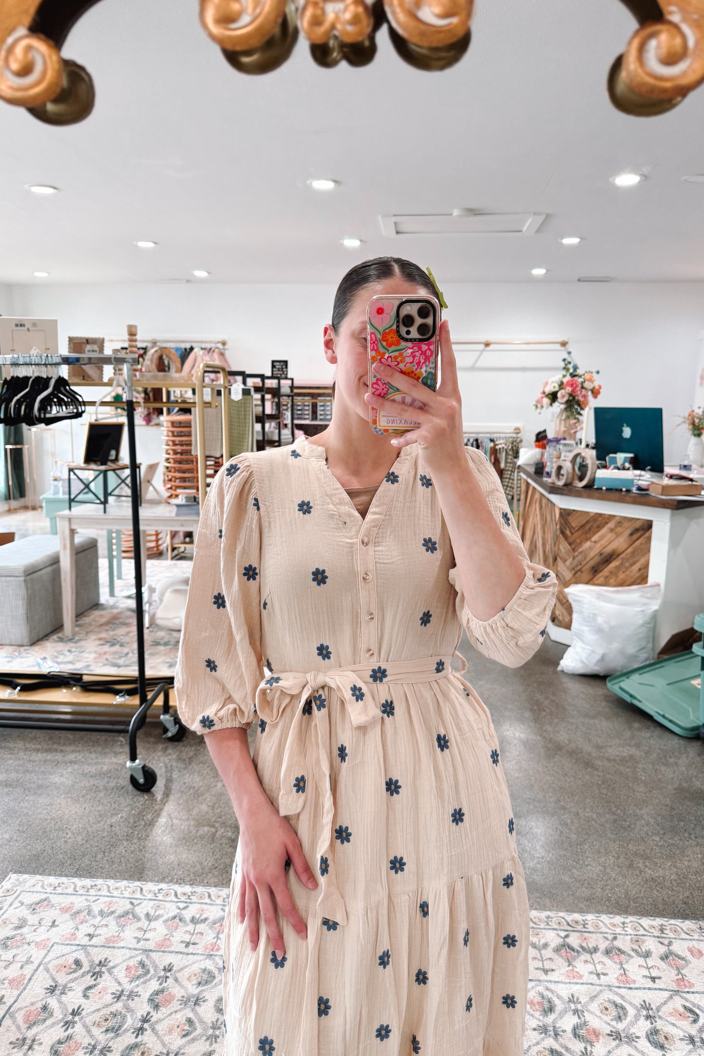 Daisy Gauze Dress