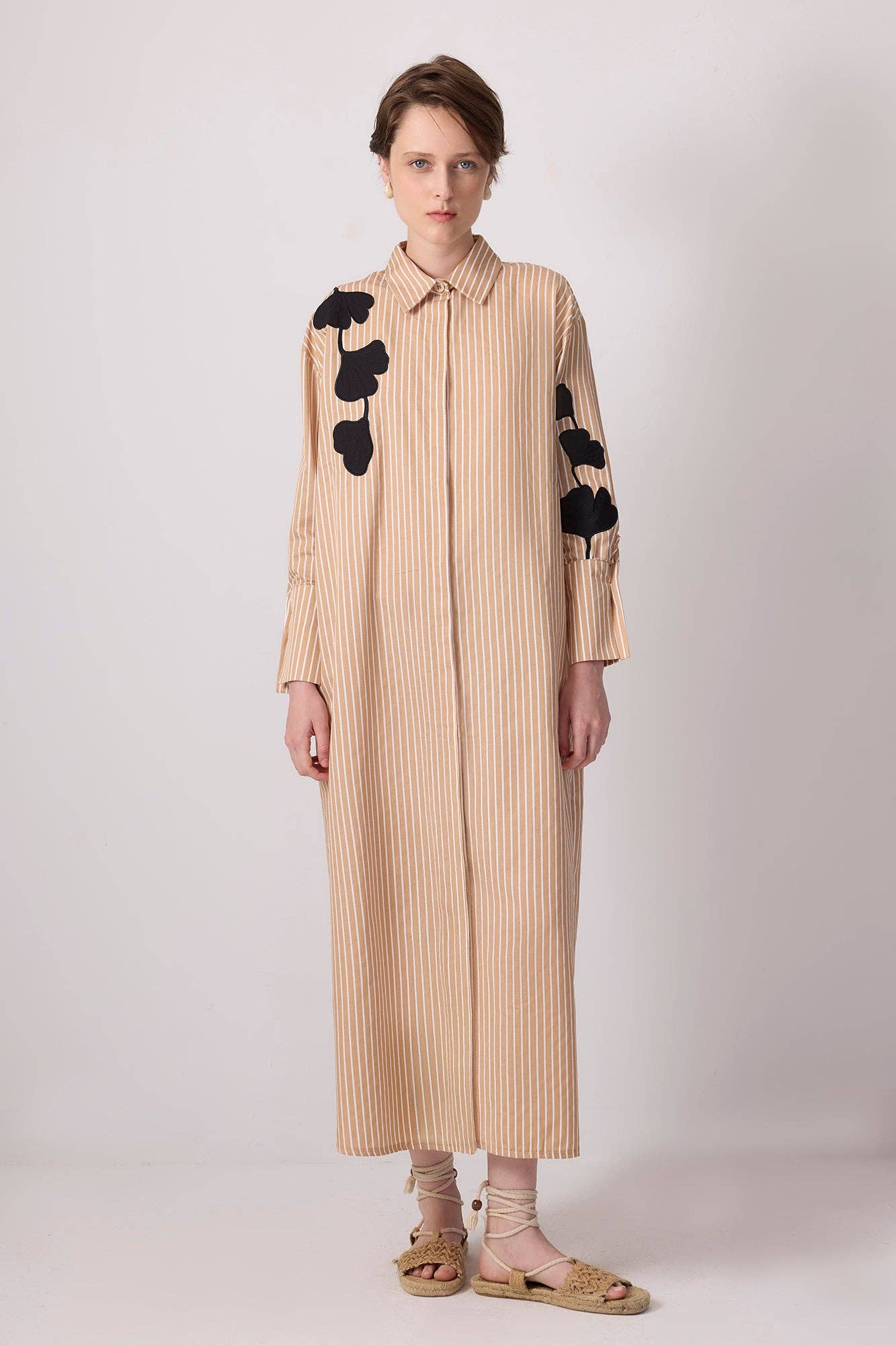 Stripes & Petals Dress