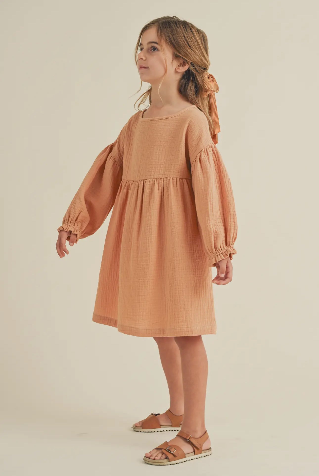 open lace back dress Rhythm Classic Shirred Midi Dress Caramel – SantoLoco Hawaii main image 0