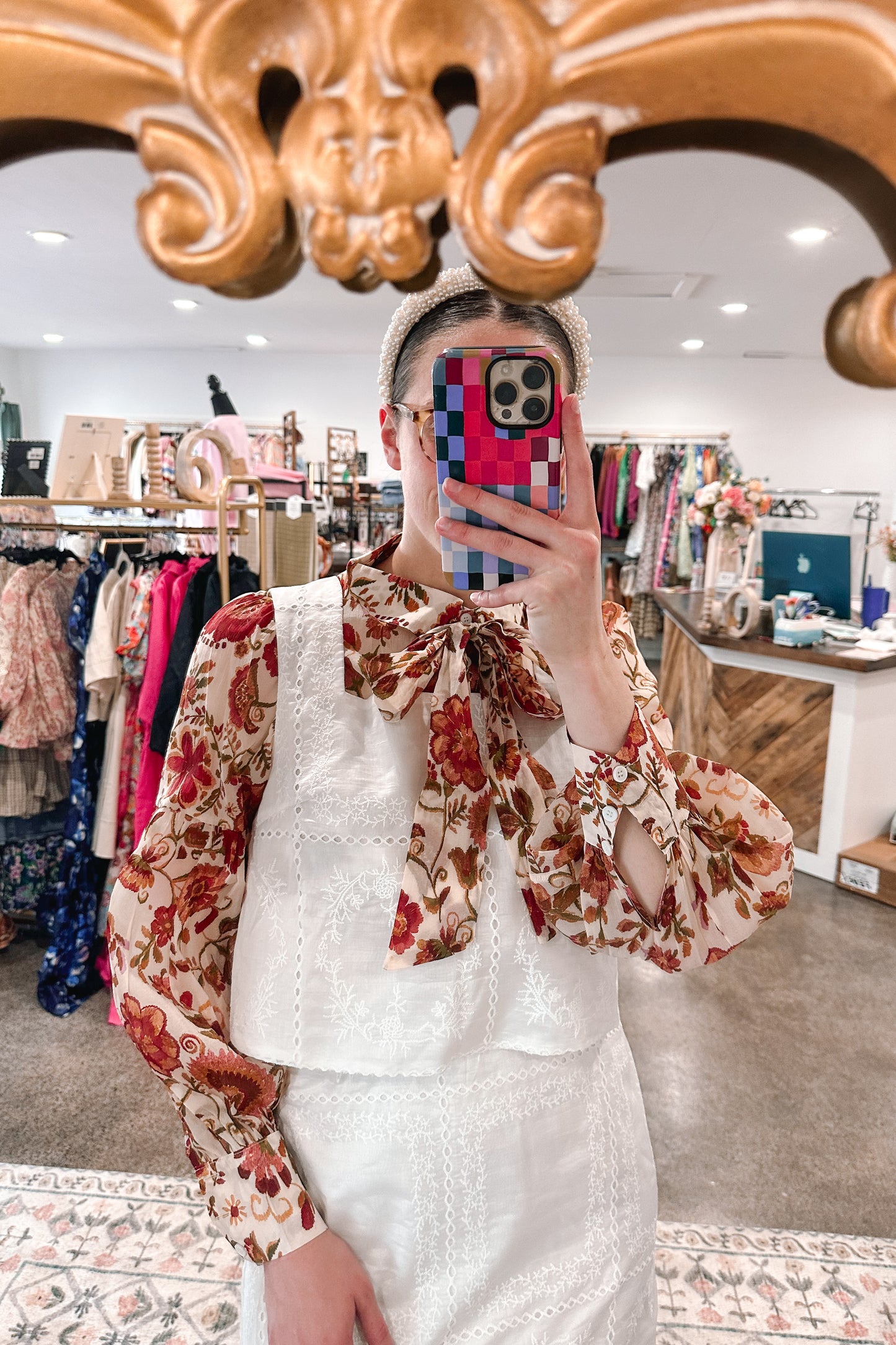 Spring Paisley Top