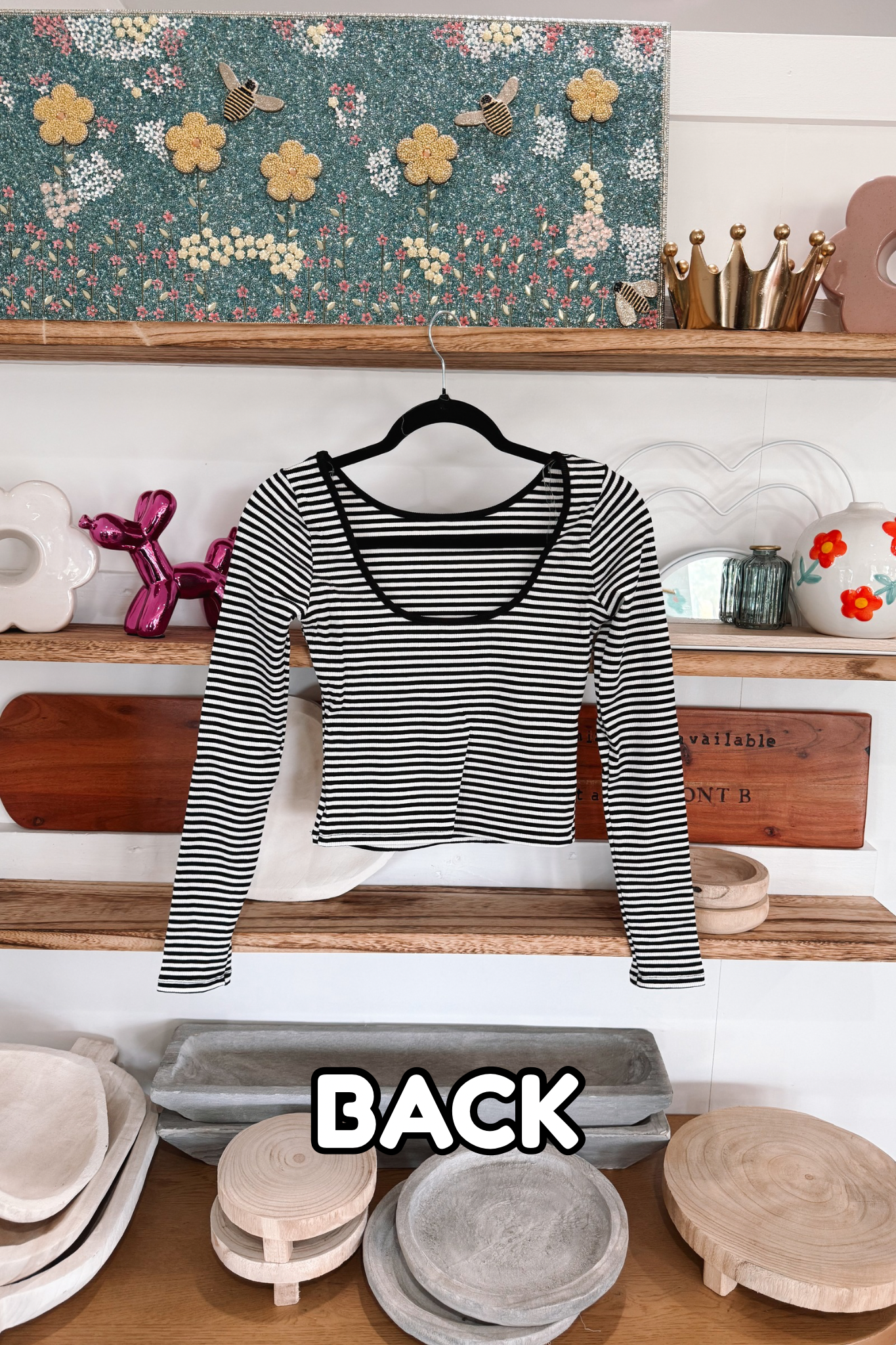 Stripe Long Sleeve Top