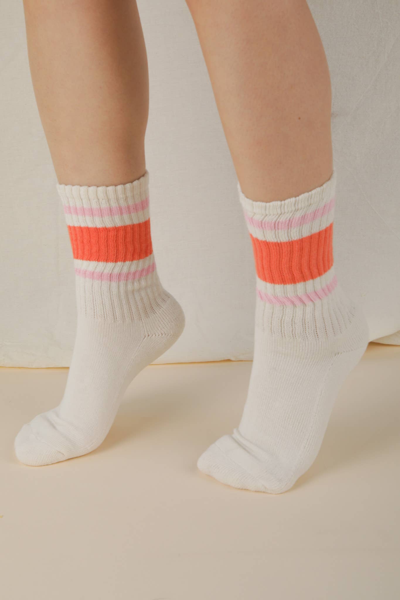 Color Block Crew Socks