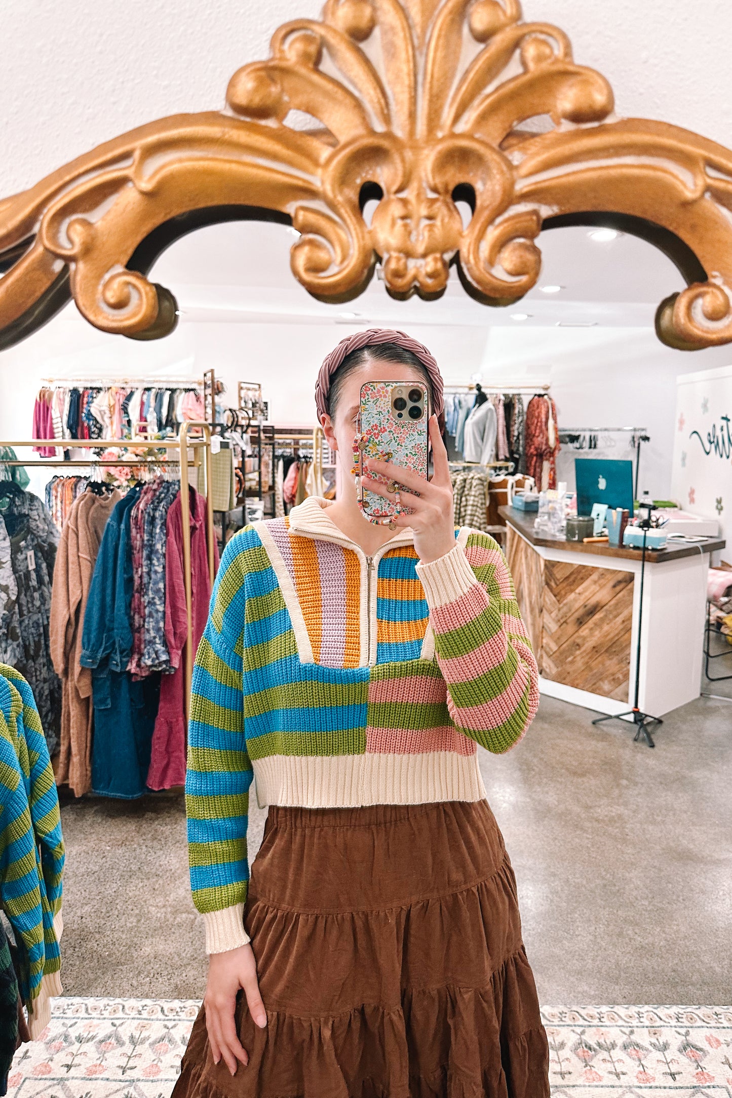 Morning Glory Sweater - SMALL