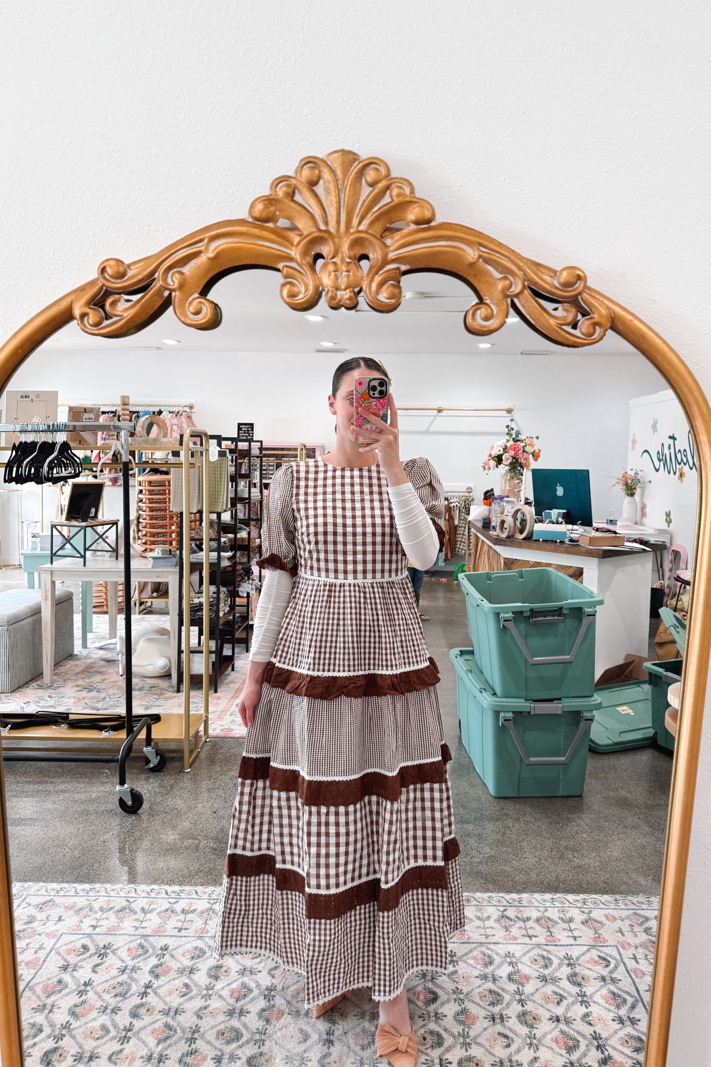 June Gingham Dress