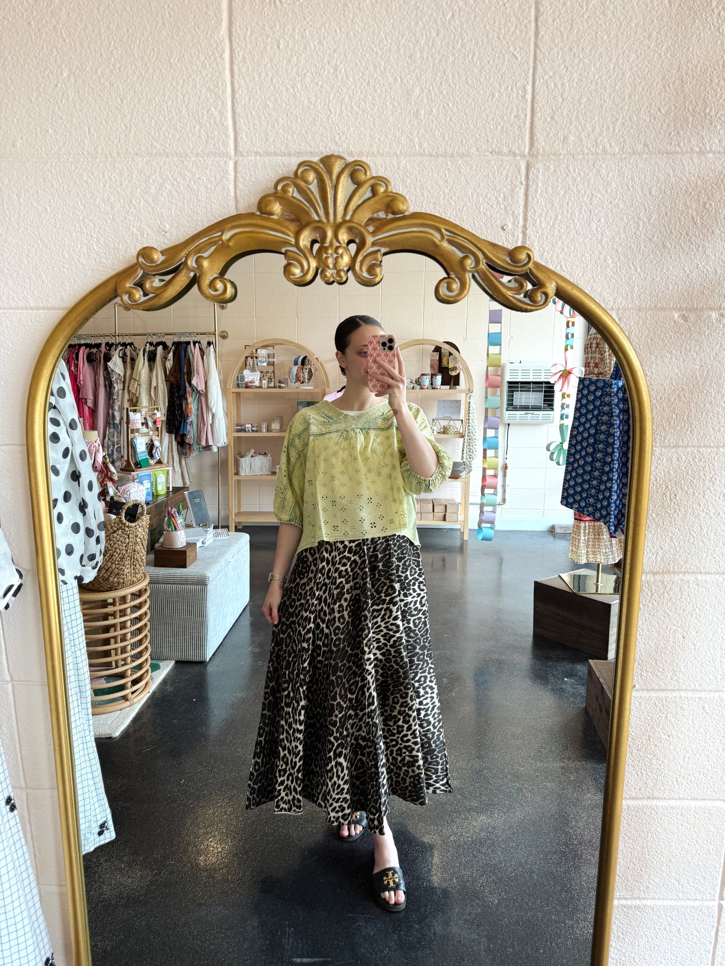 Leopard Print Skirt