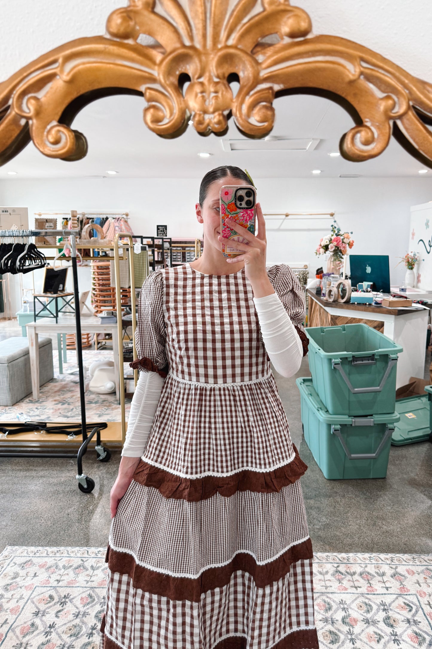 June Gingham Dress