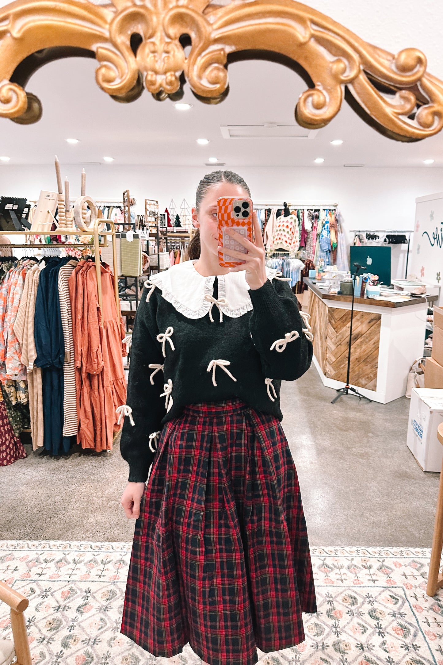 Christmas Plaid Skirt - XLARGE