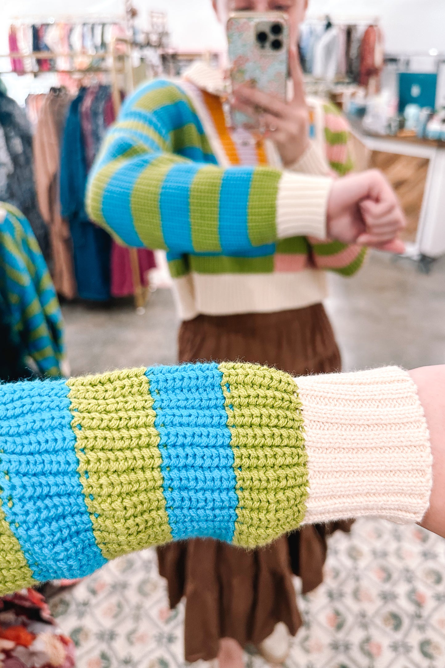 Morning Glory Sweater - SMALL