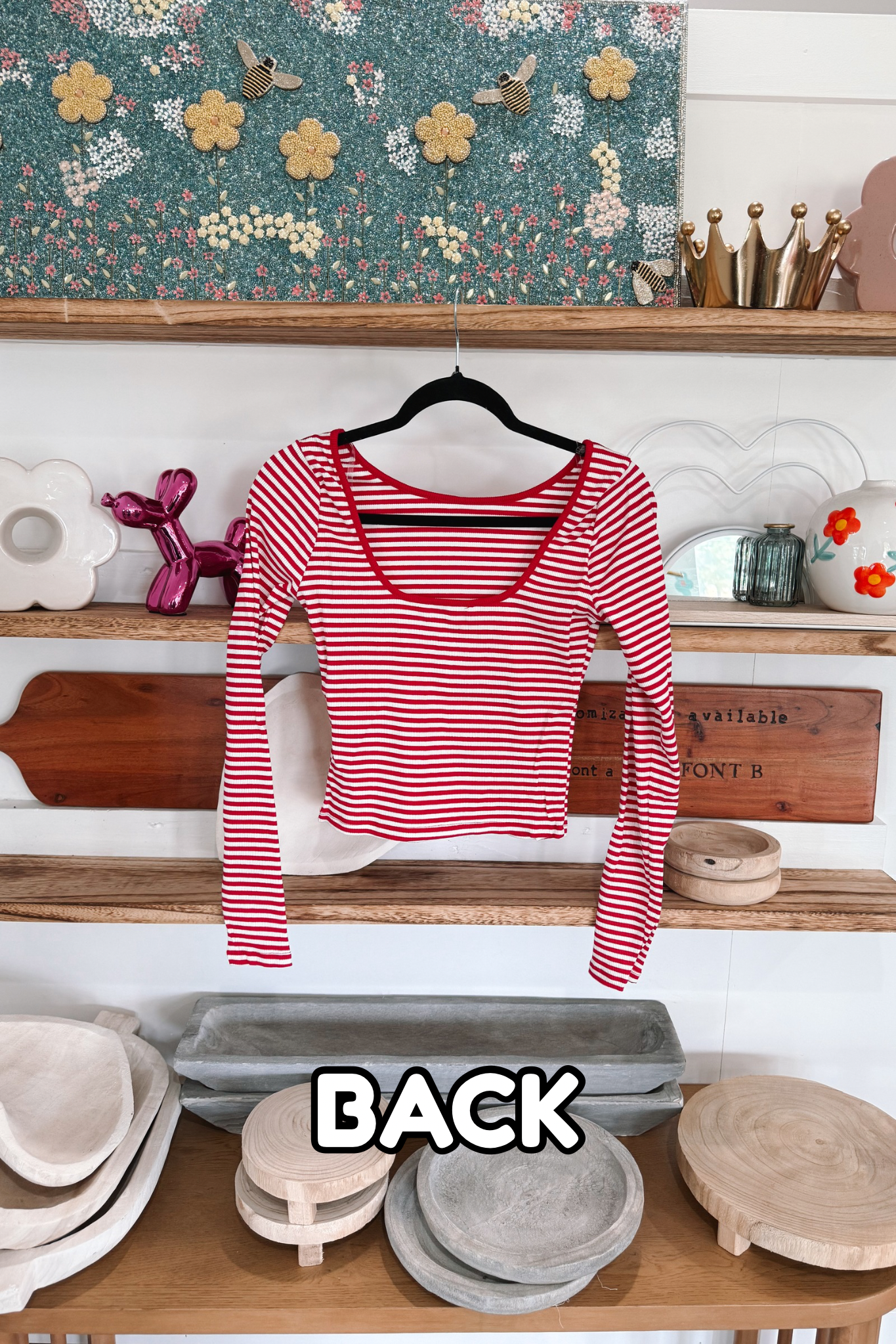 Stripe Long Sleeve Top