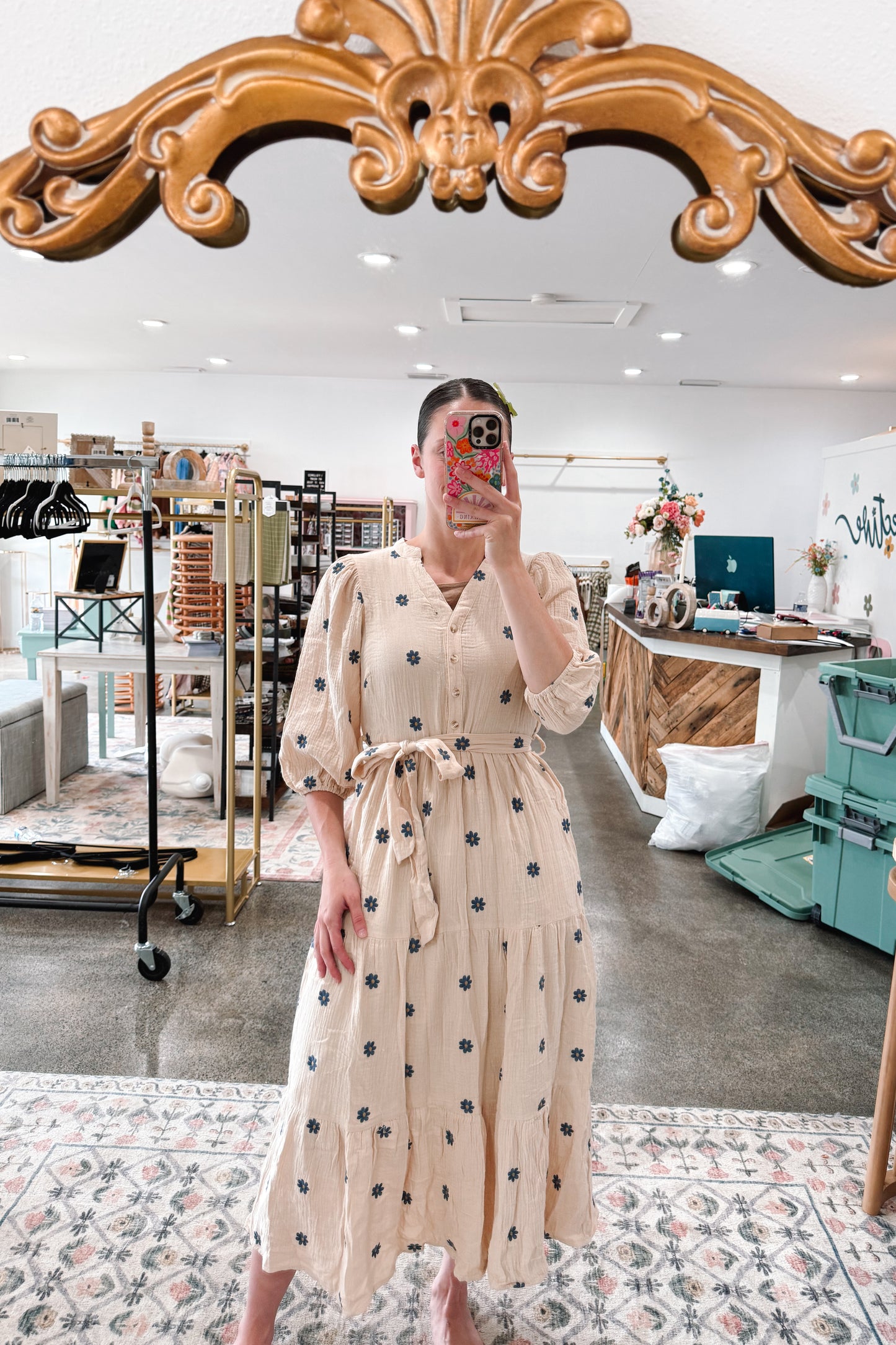 Daisy Gauze Dress