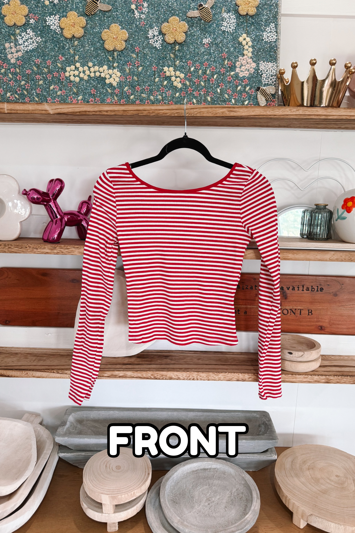 Stripe Long Sleeve Top
