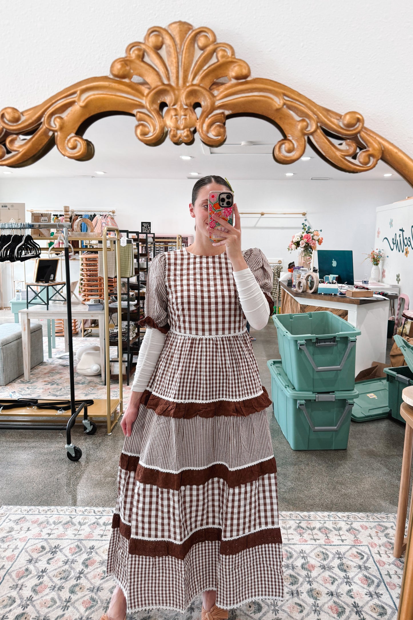 June Gingham Dress