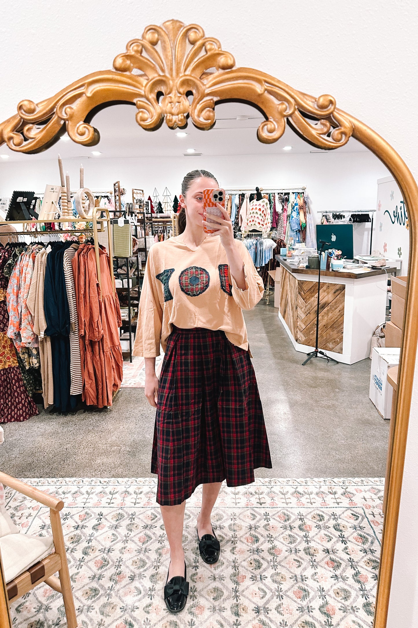 Christmas Plaid Skirt - XLARGE