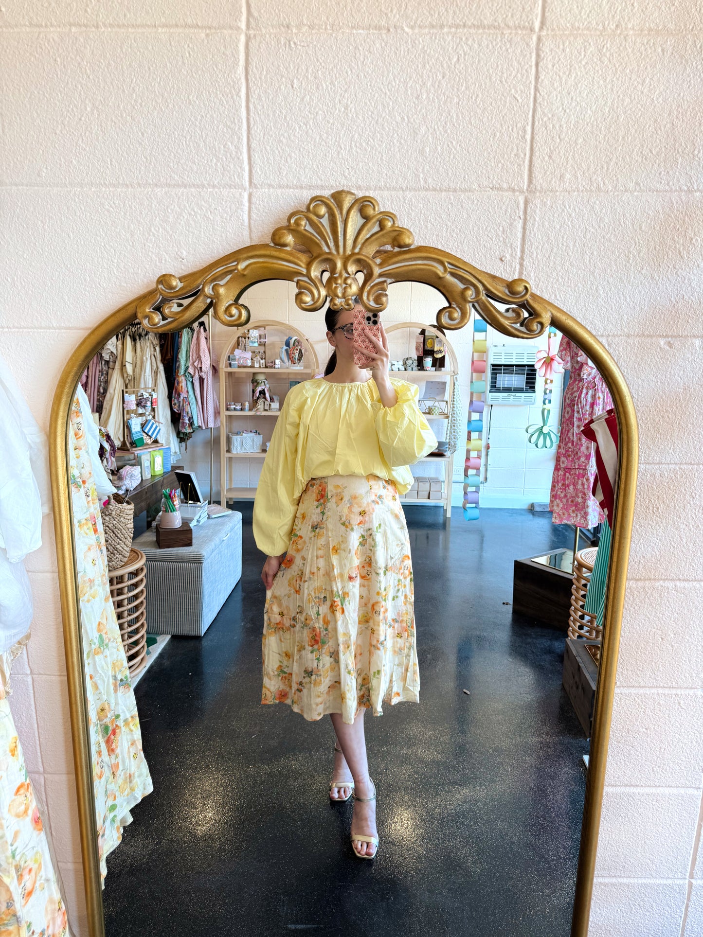 Lemon Bubble Top - MEDIUM