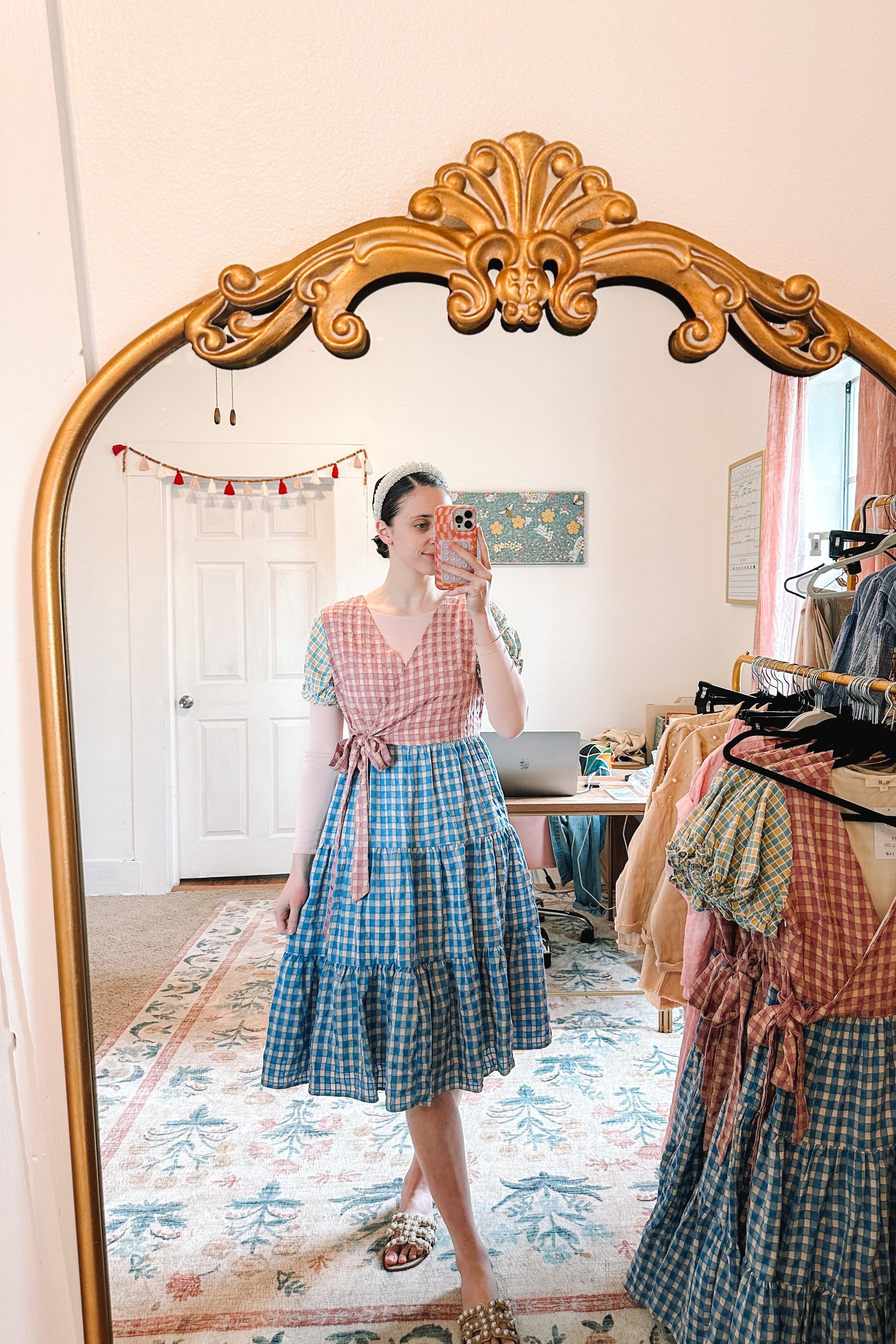 Just a Girl Gingham Dress The Valley Collective