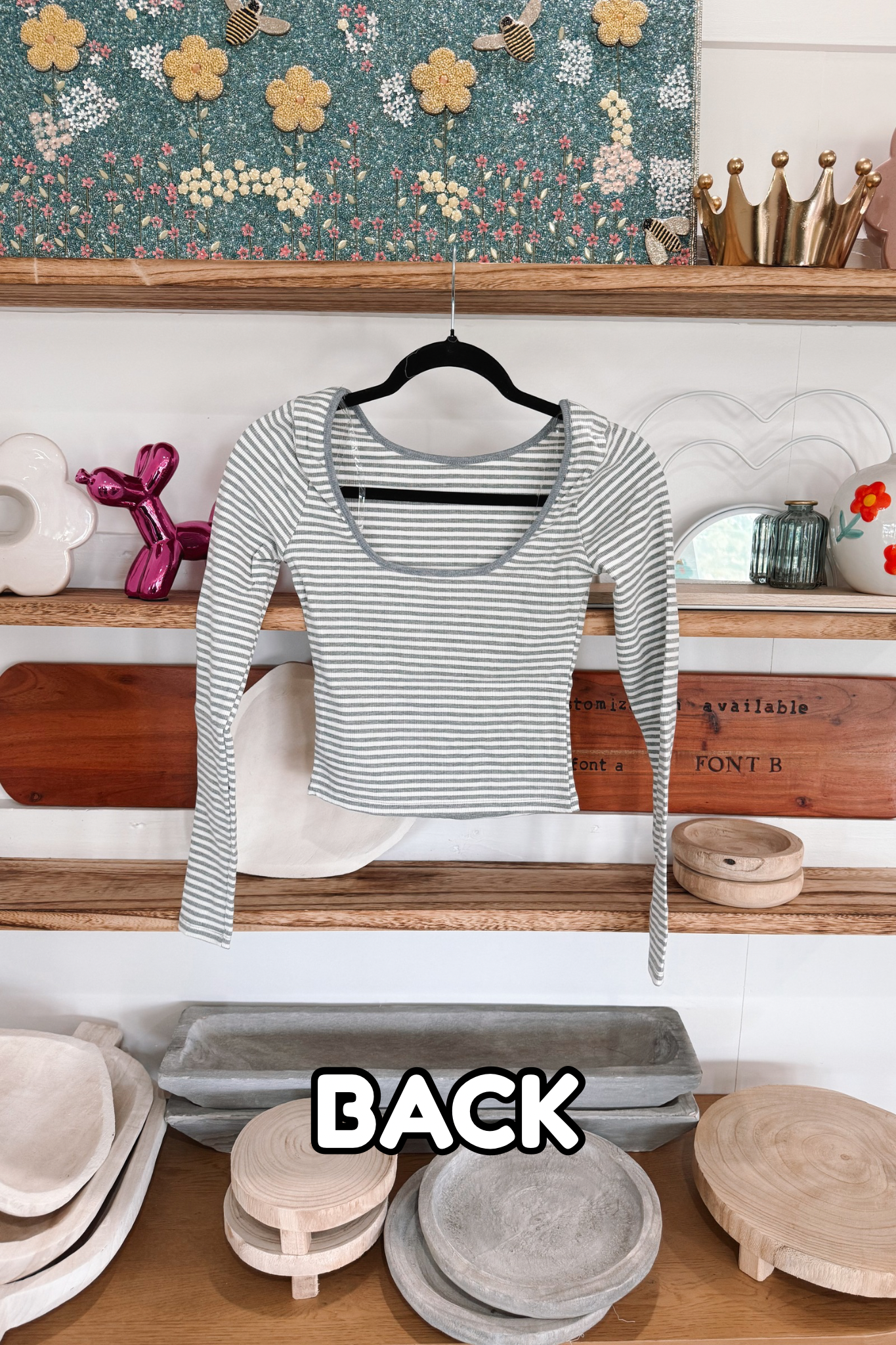 Stripe Long Sleeve Top