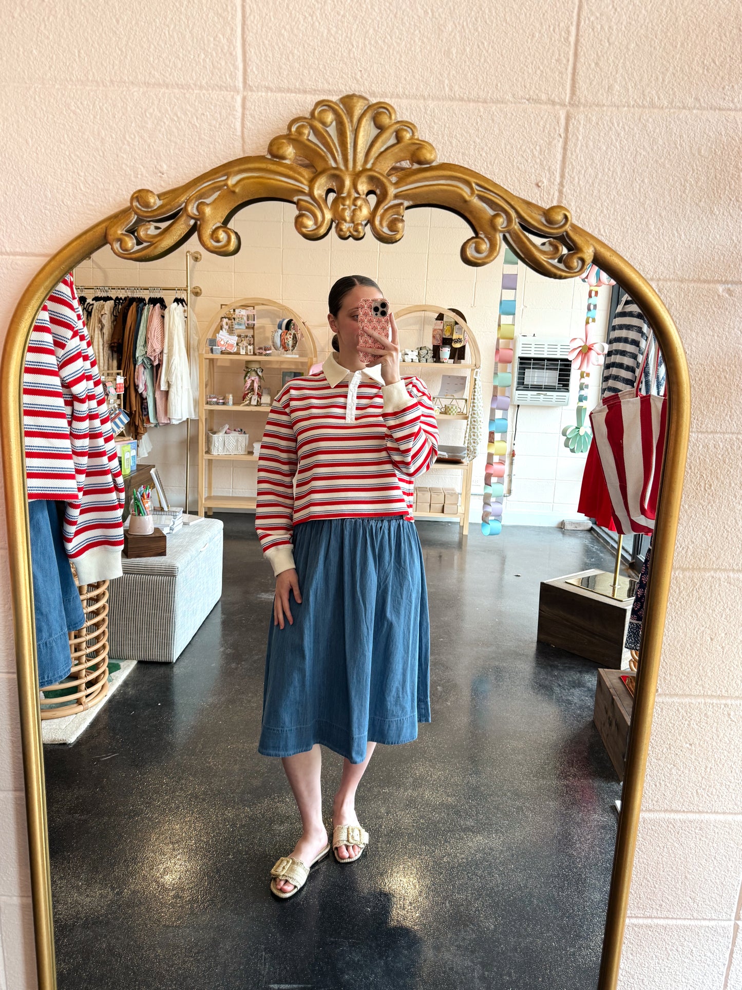 Rugby Stripe Top
