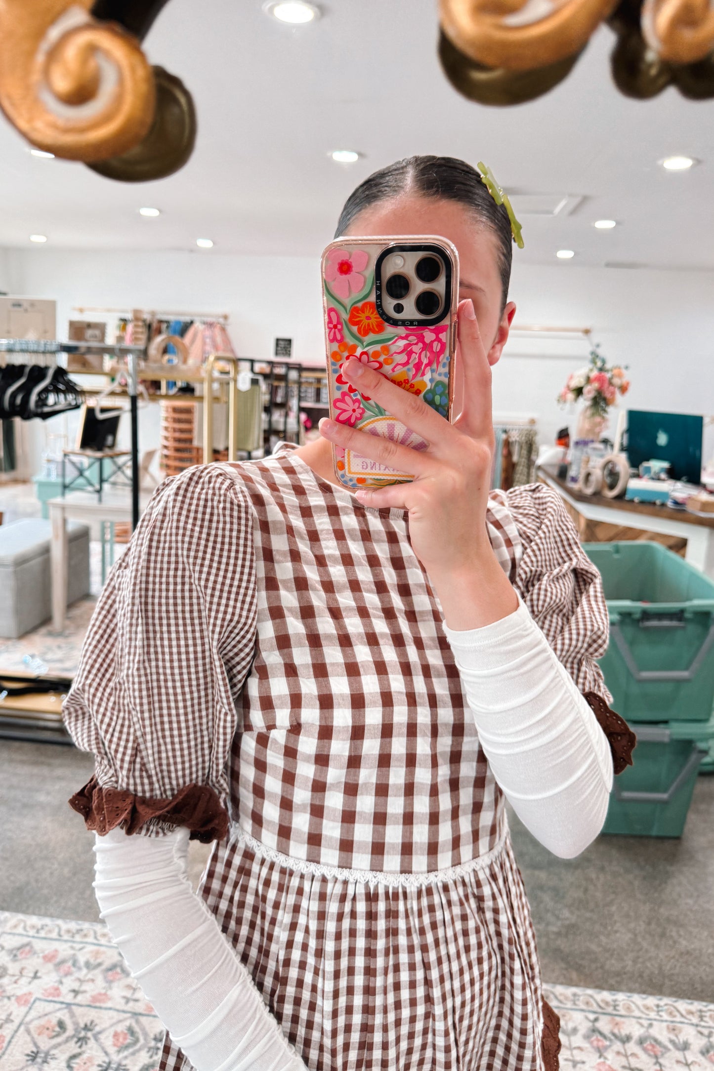 June Gingham Dress