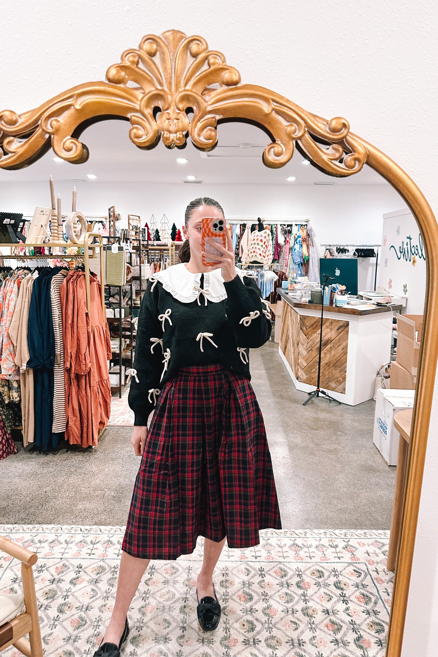 Christmas Plaid Skirt - XLARGE