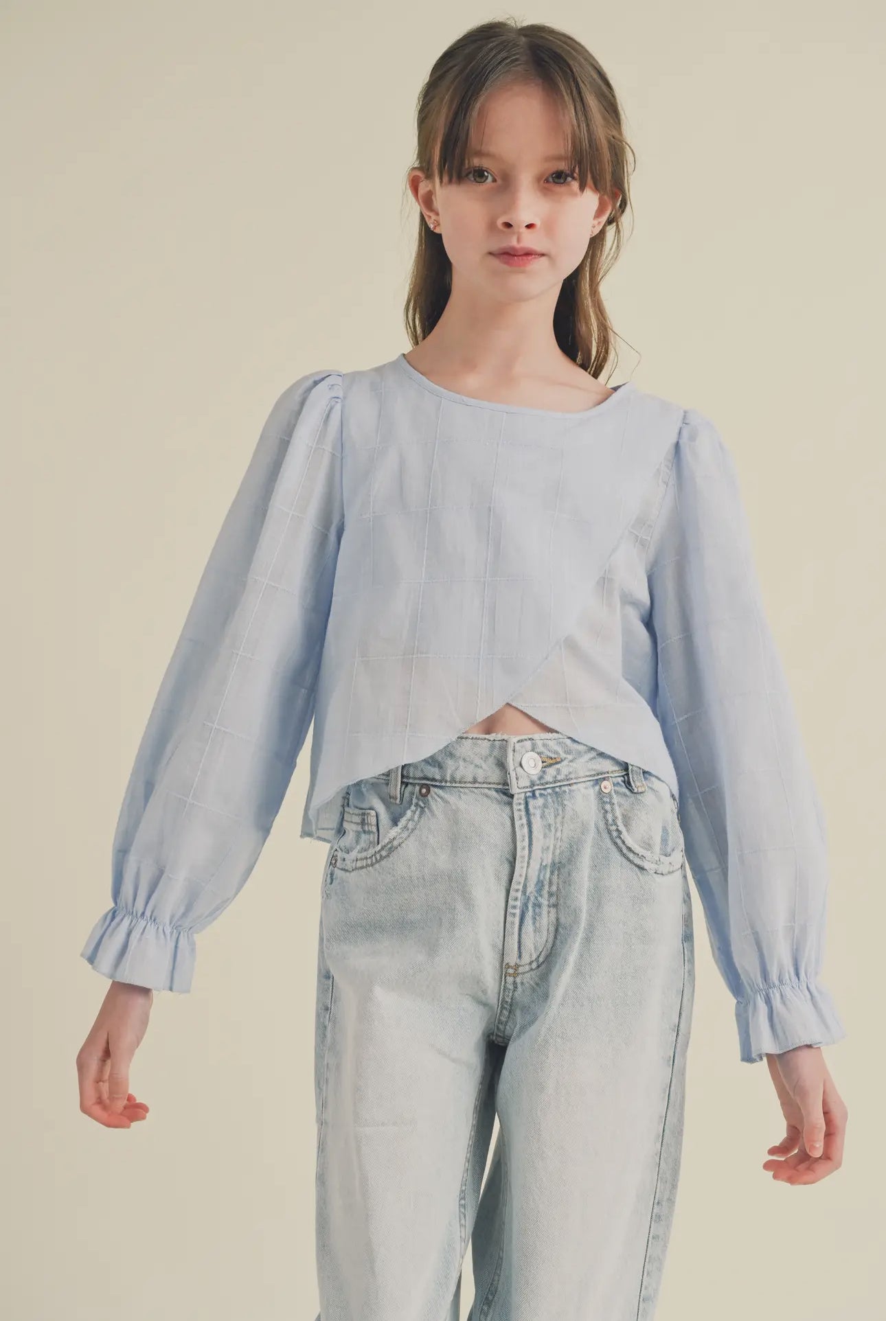 Blue Tulip Top - 10/12