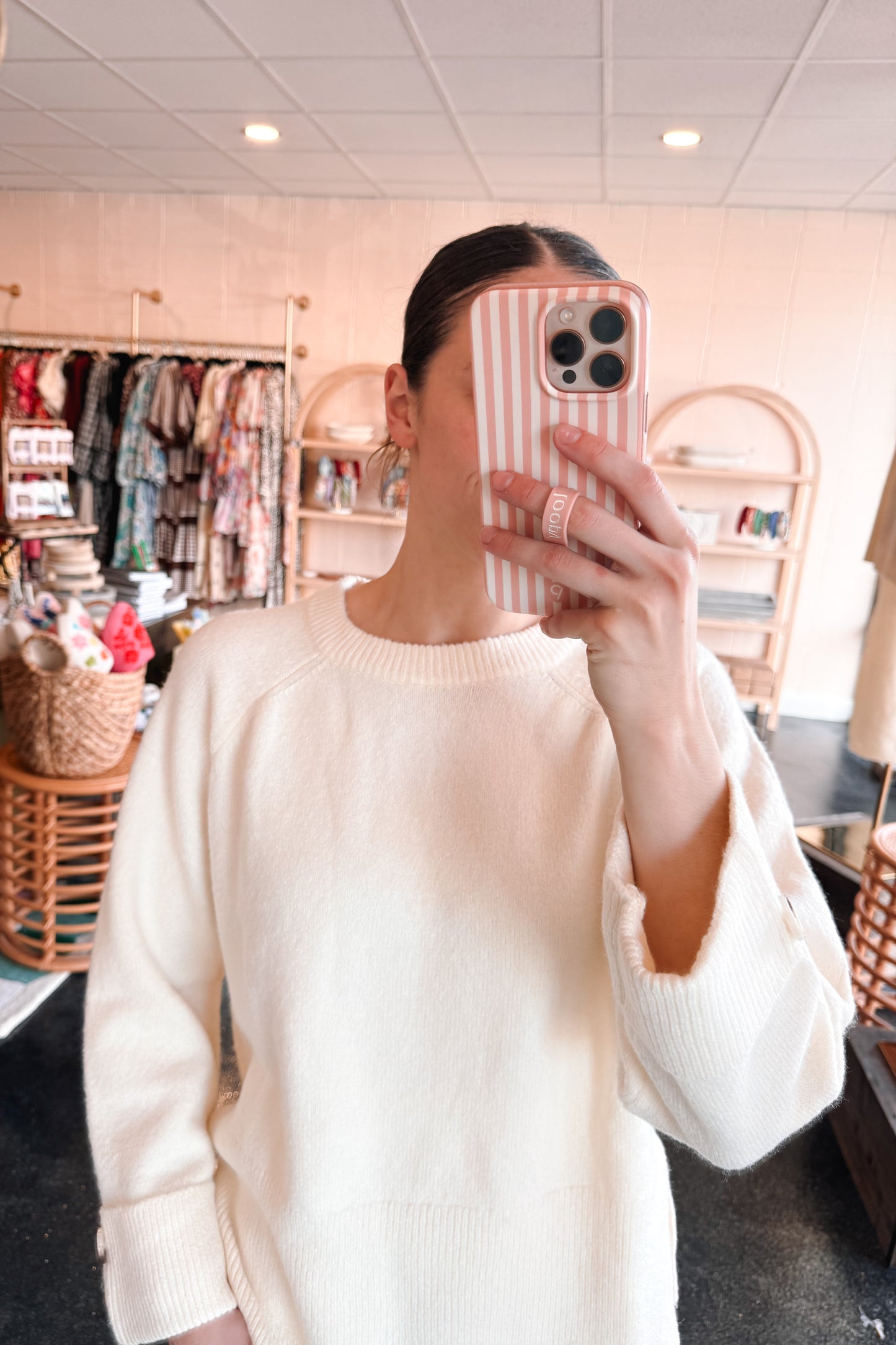 Cozy Sweater Set in Ivory