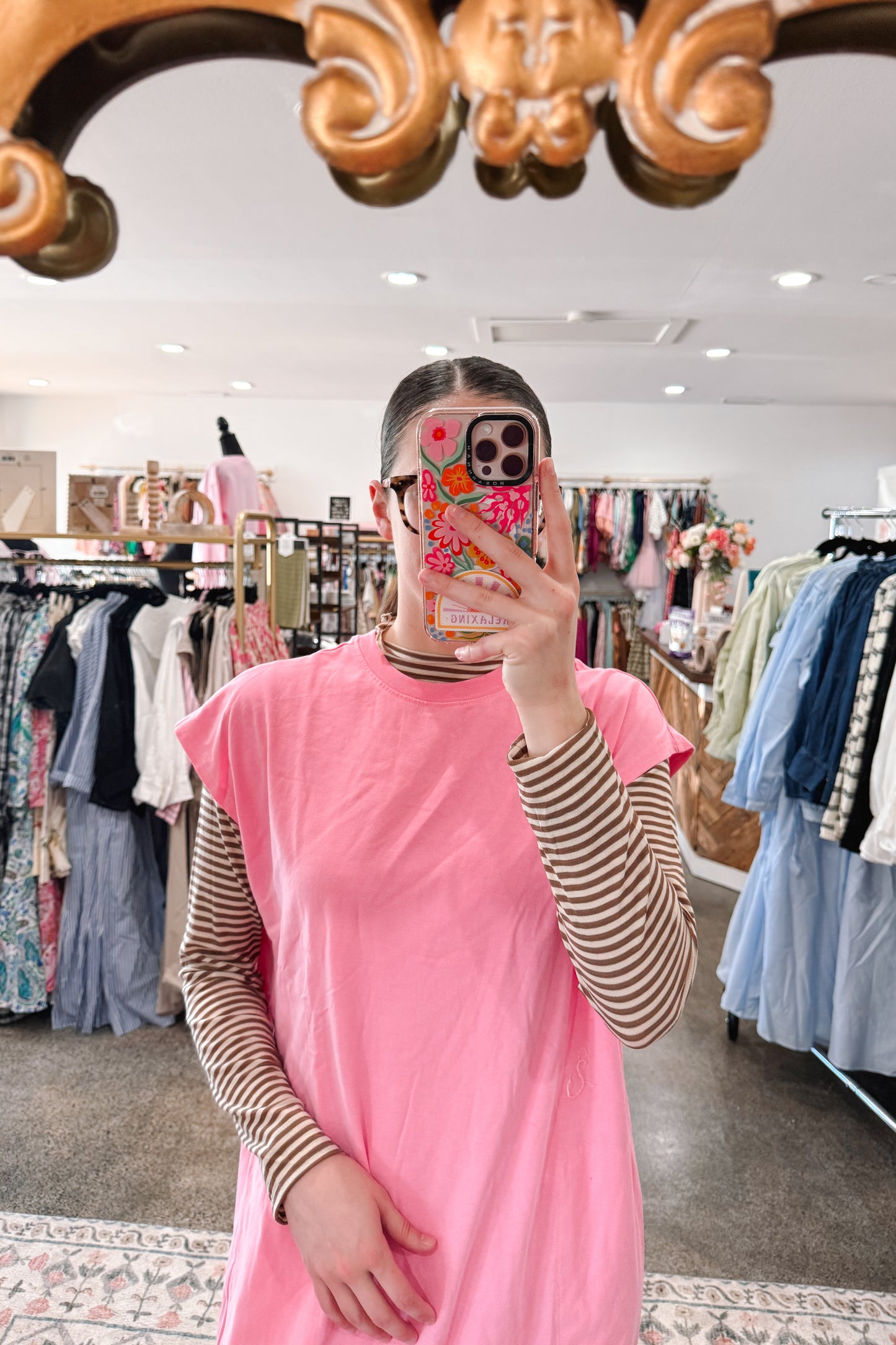 Striped Long Sleeve Top