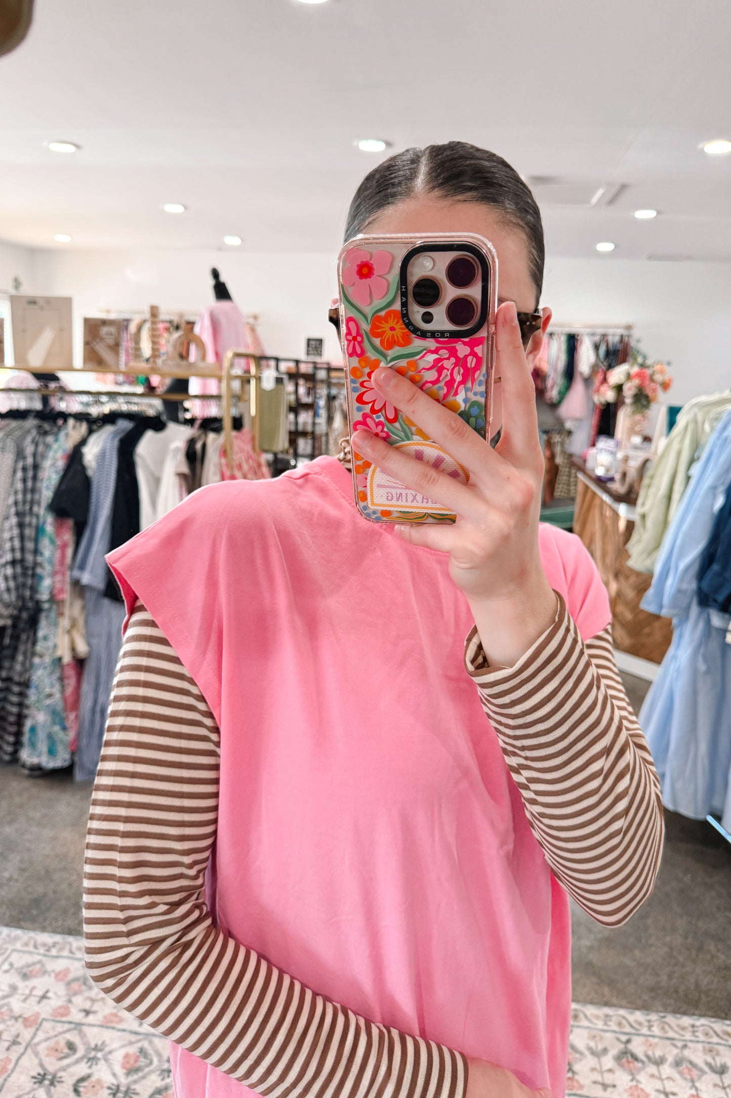 Striped Long Sleeve Top