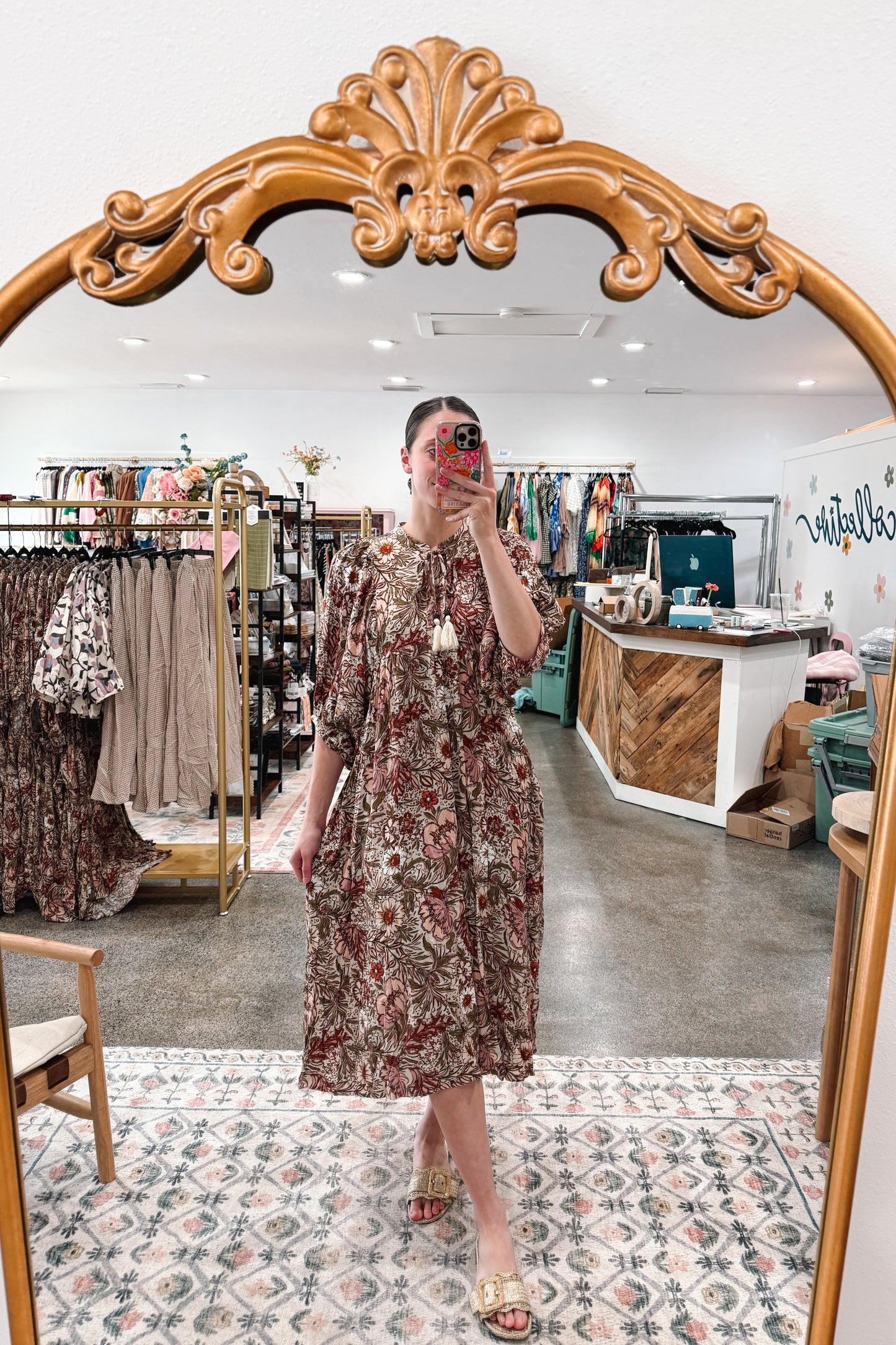 Autumn Floral Dress