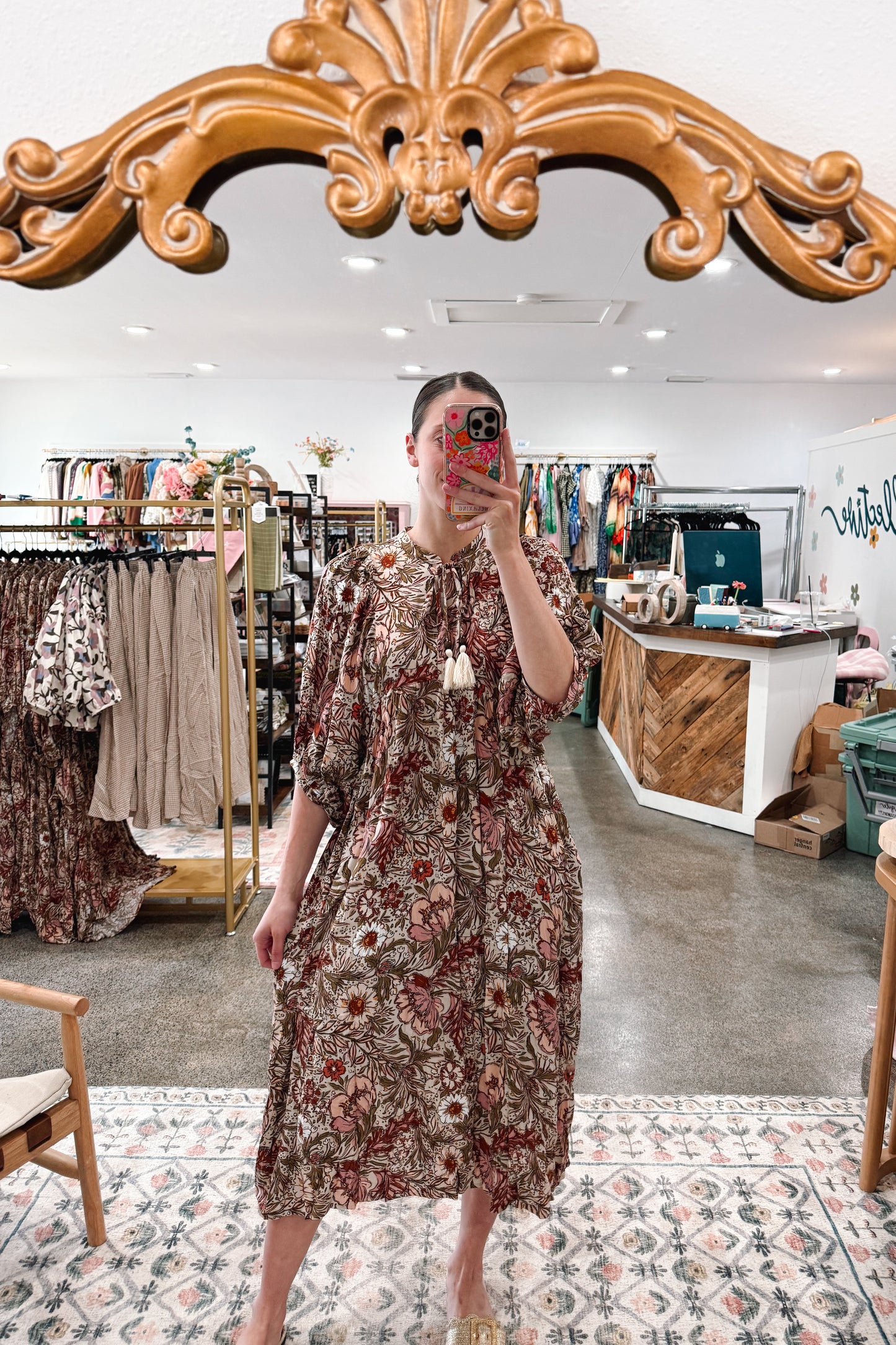 Autumn Floral Dress