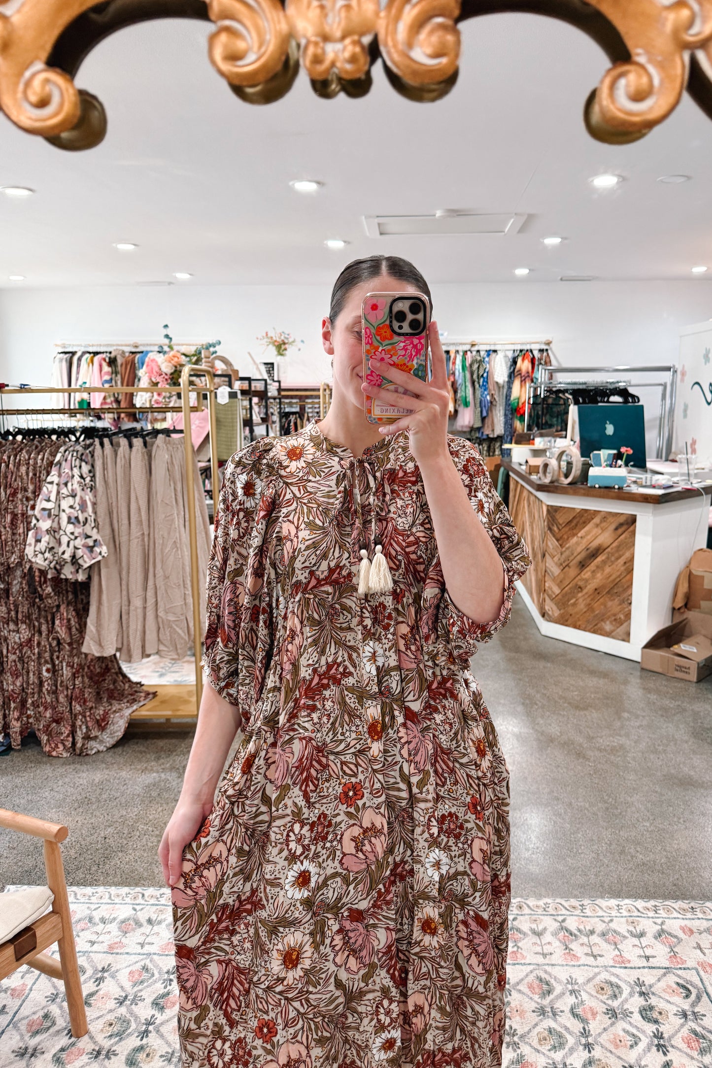 Autumn Floral Dress