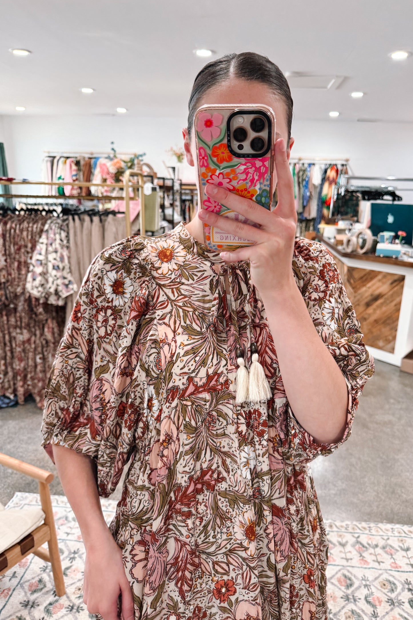 Autumn Floral Dress