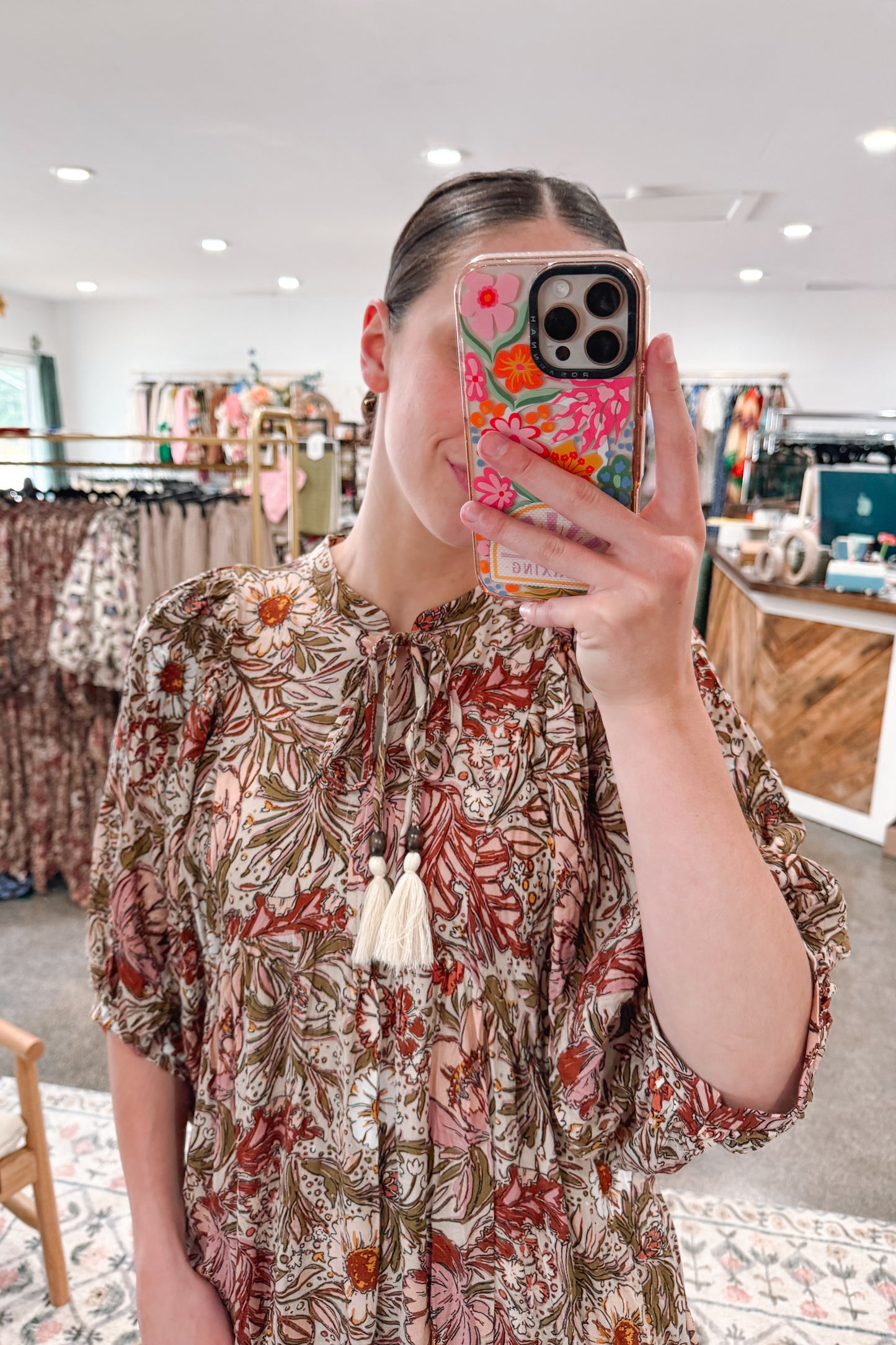 Autumn Floral Dress