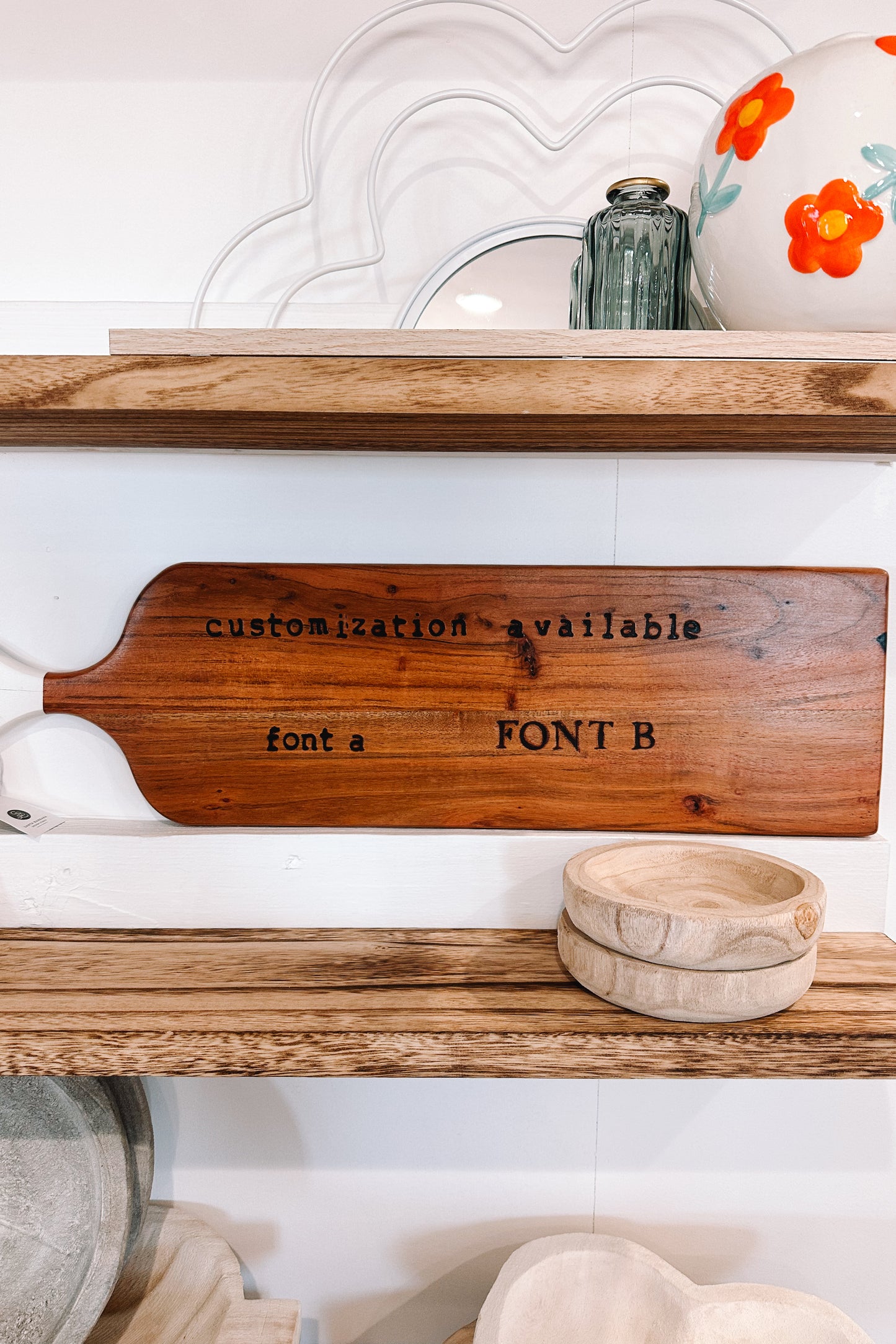 Paulownia Wood Natural Small Riser