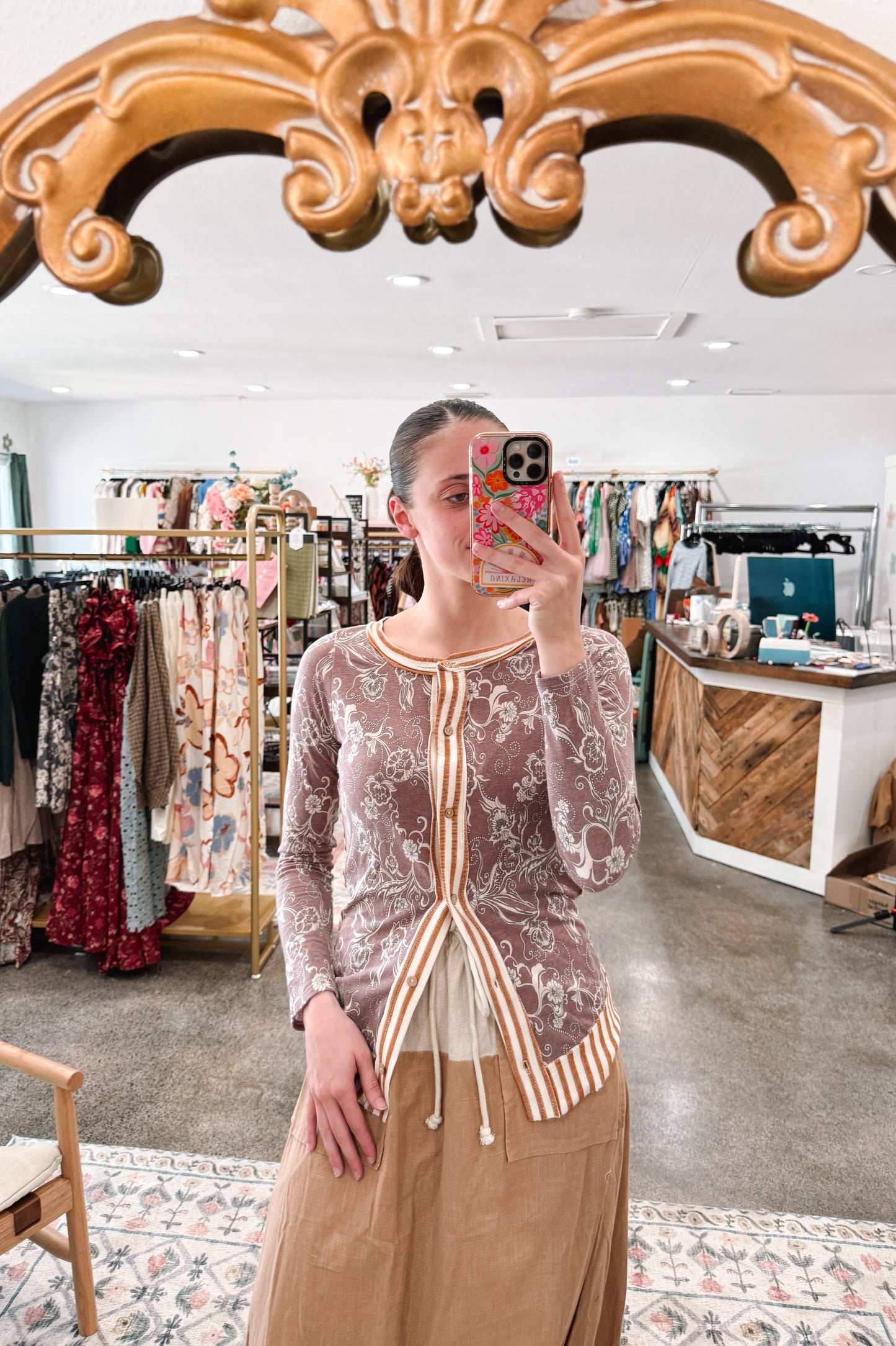 Autumn Stripe Top