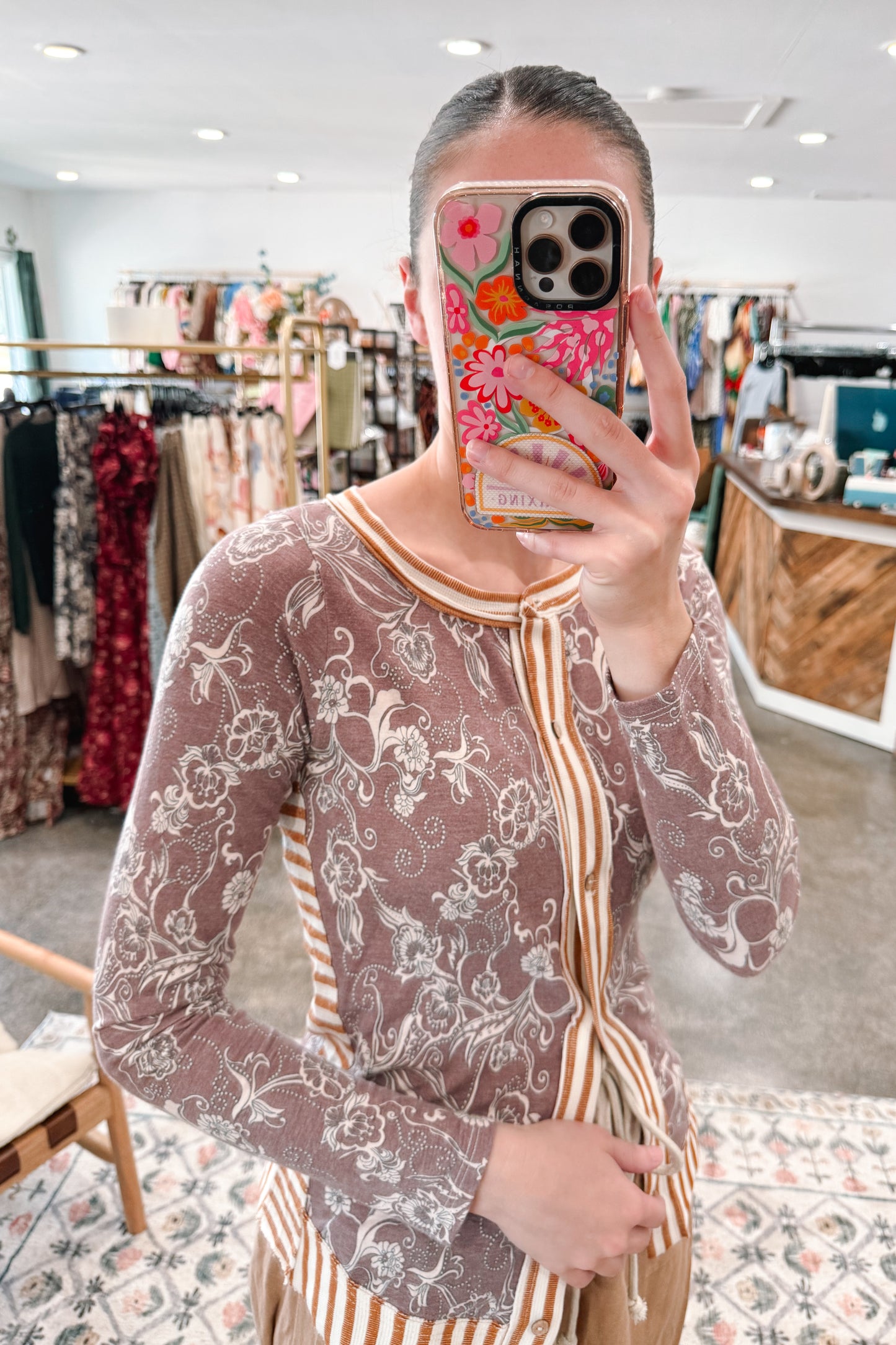 Autumn Stripe Top