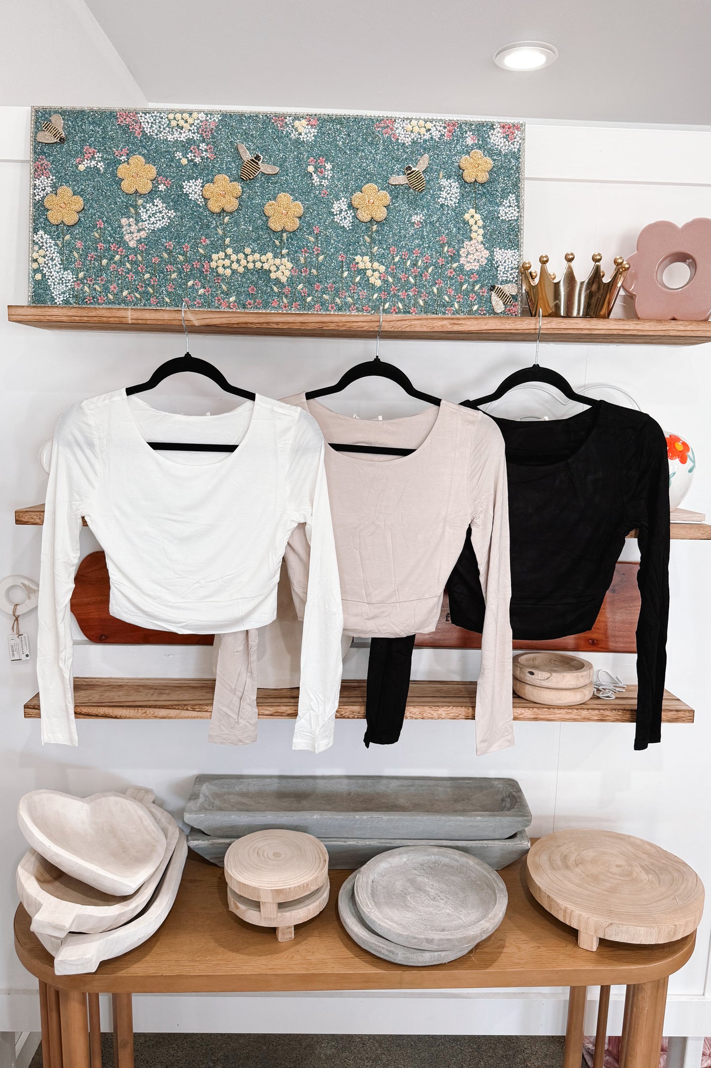 Half Long Sleeve Top