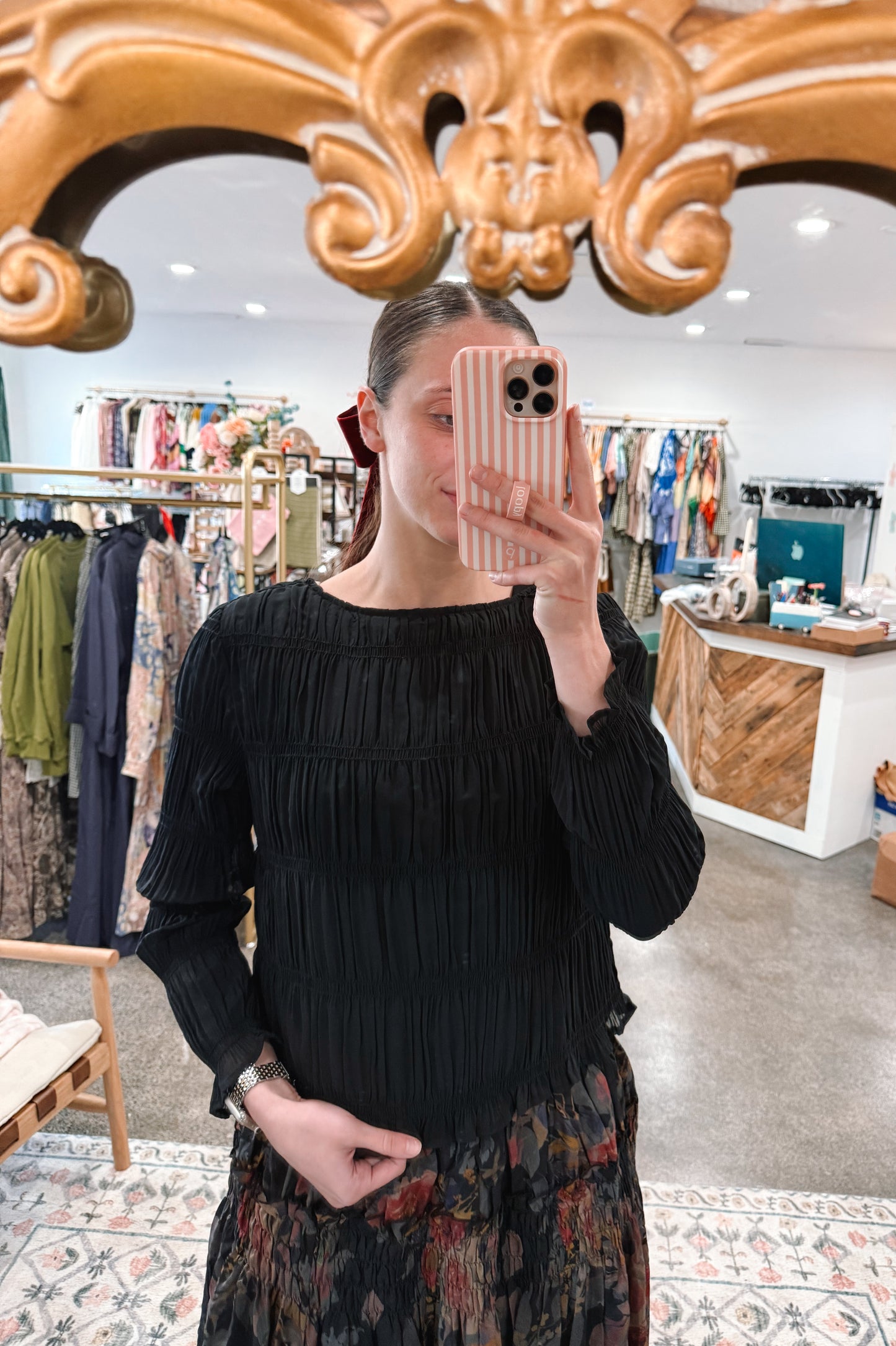 Enchanted Noir Top