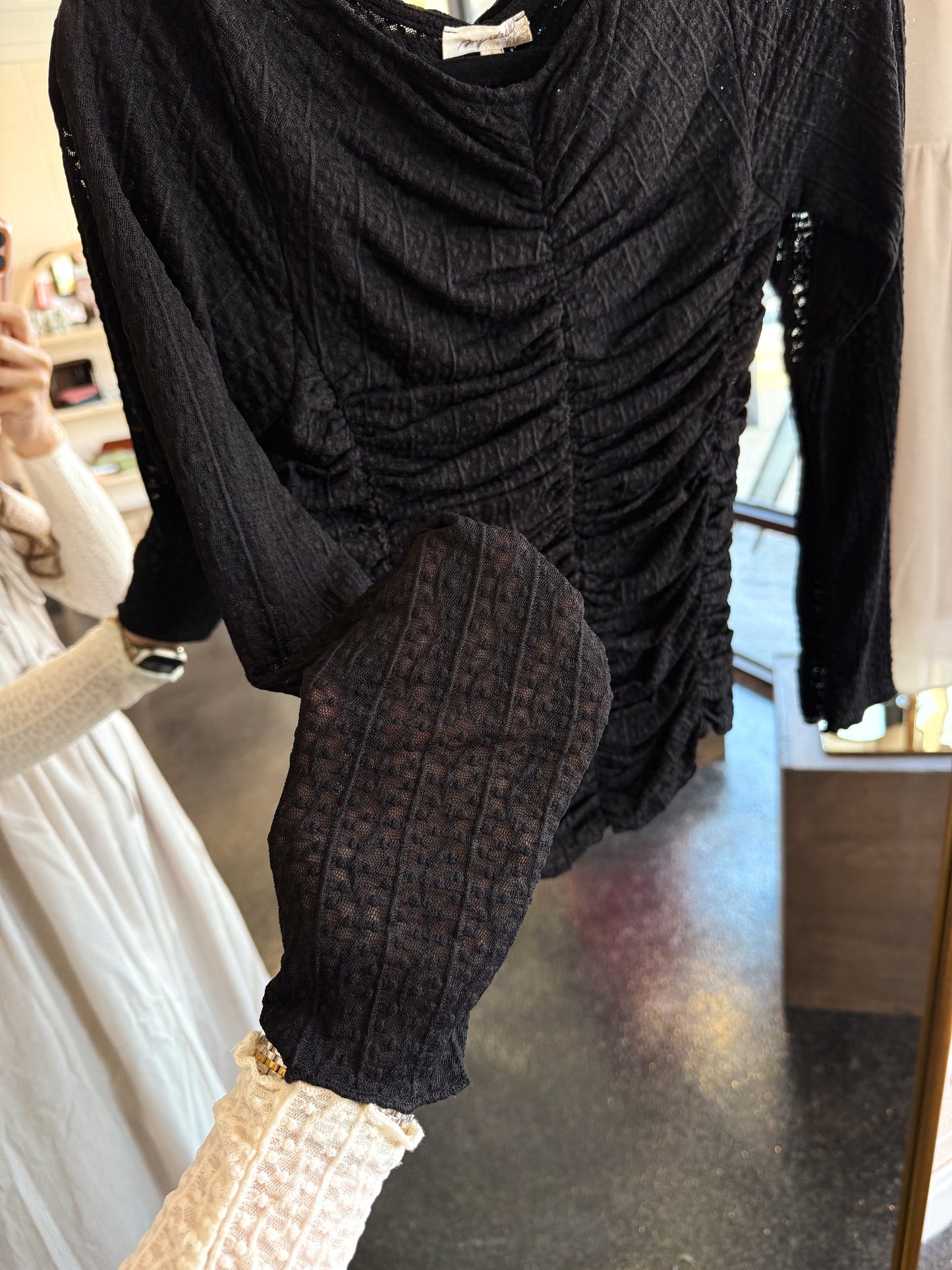 Wavy Mesh Undershirt