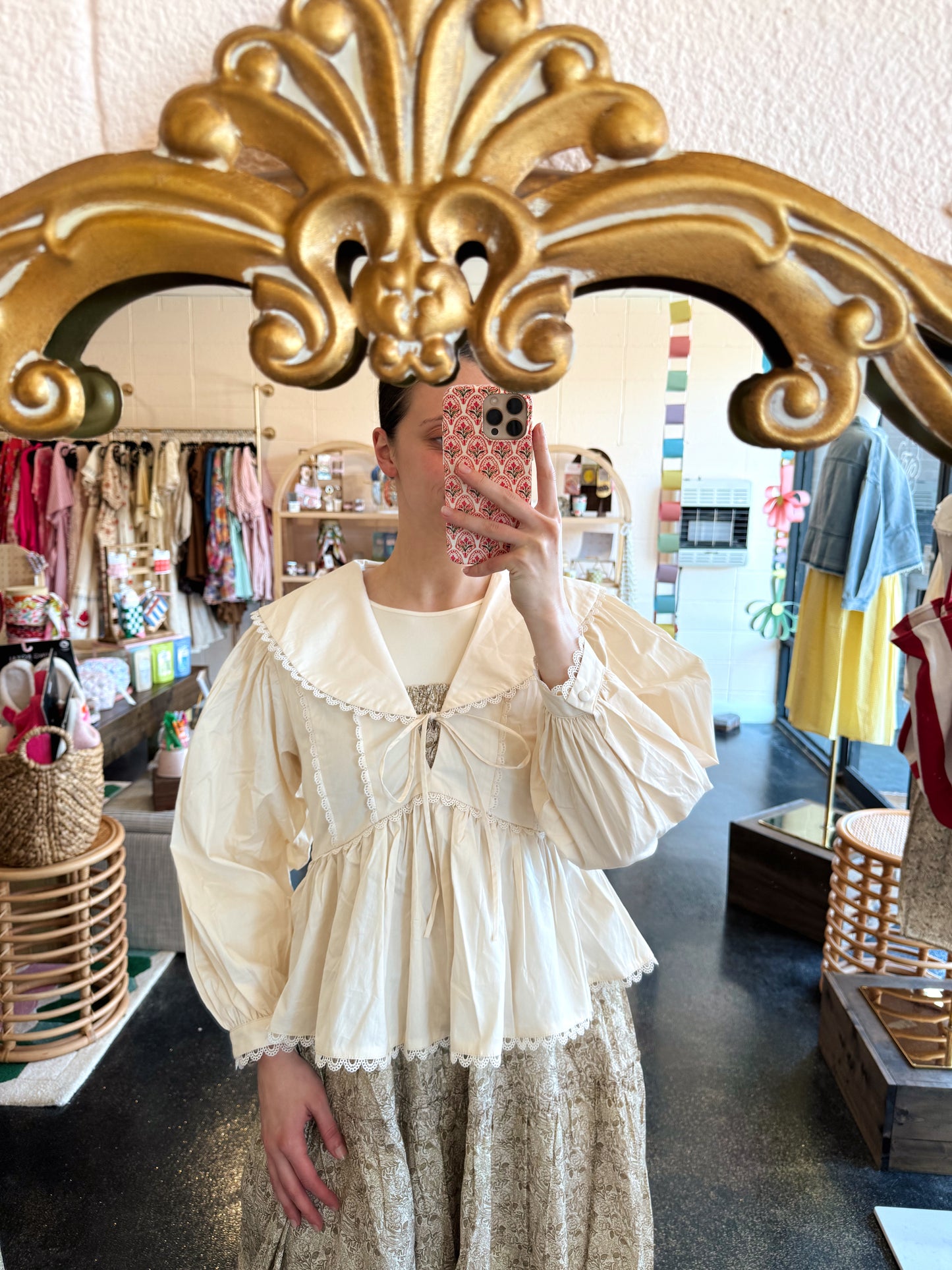 Toile Print Dress