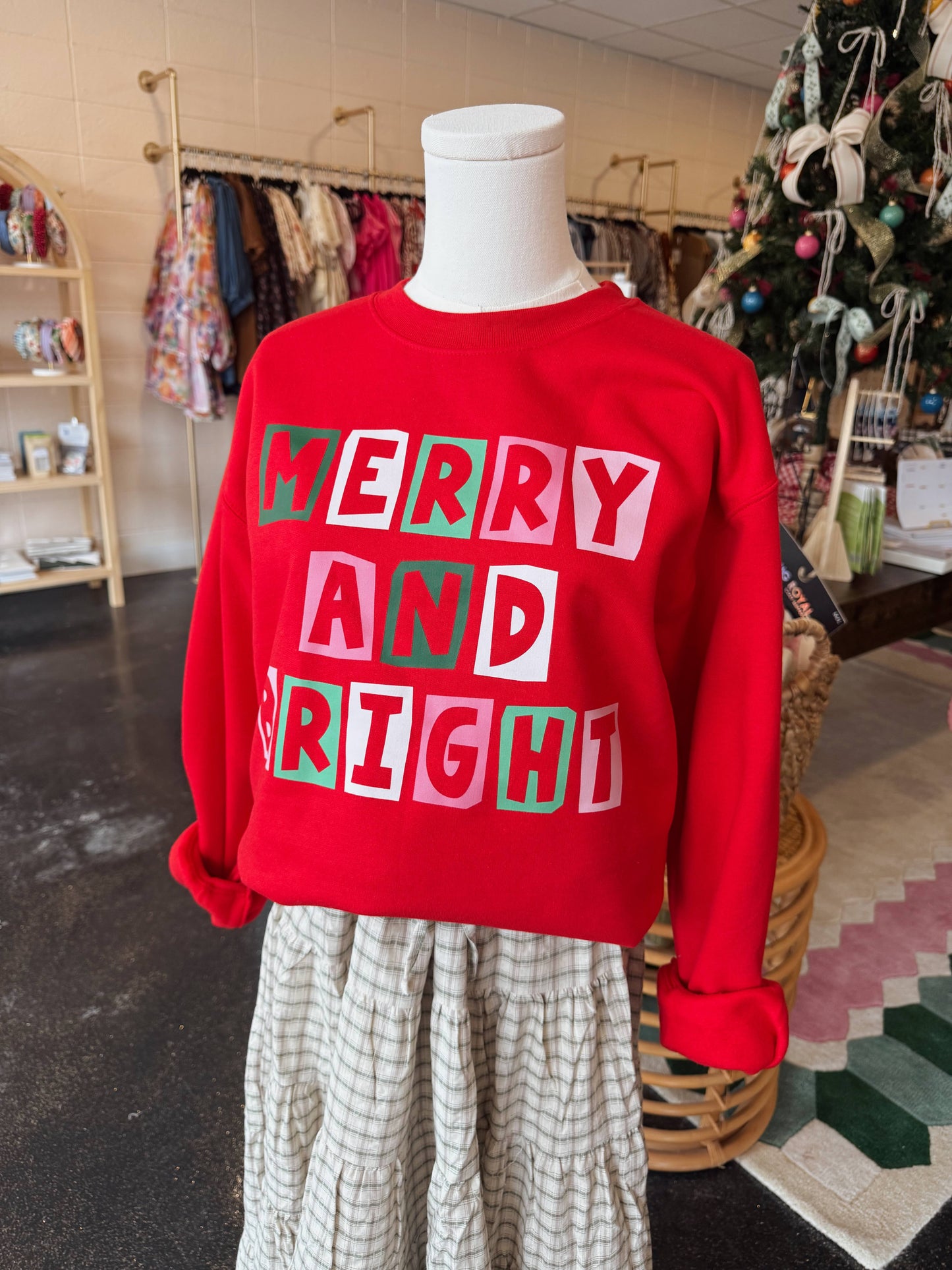 Merry & Bright Crewneck