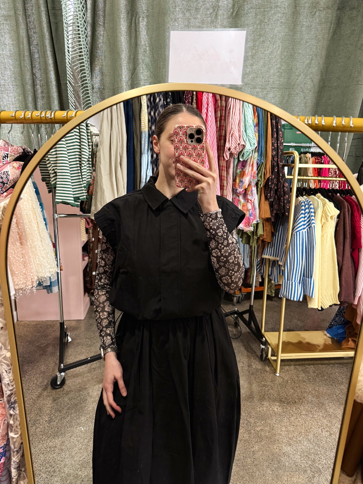 Black Balloon Skirt