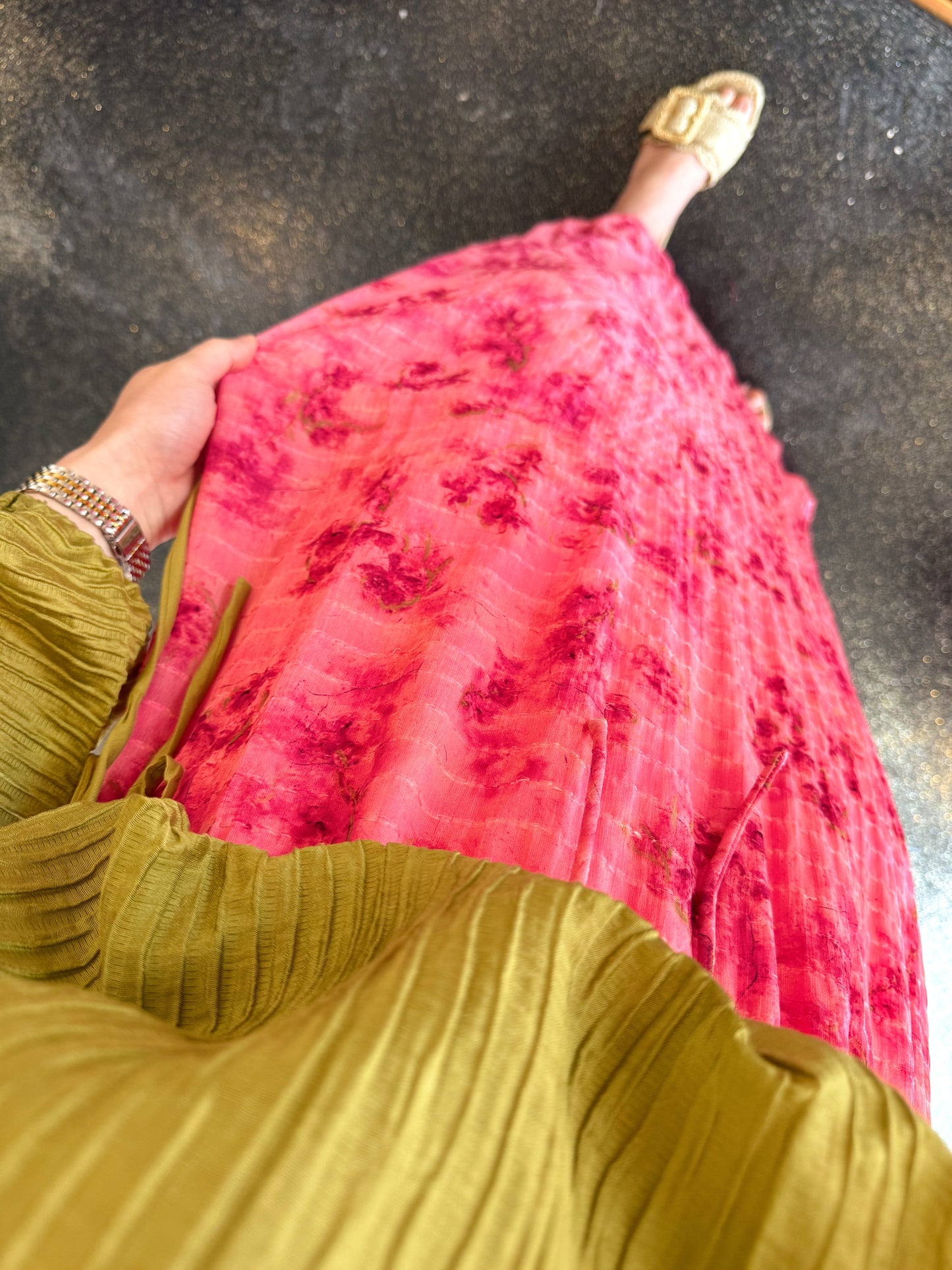 Pink Peony Skirt