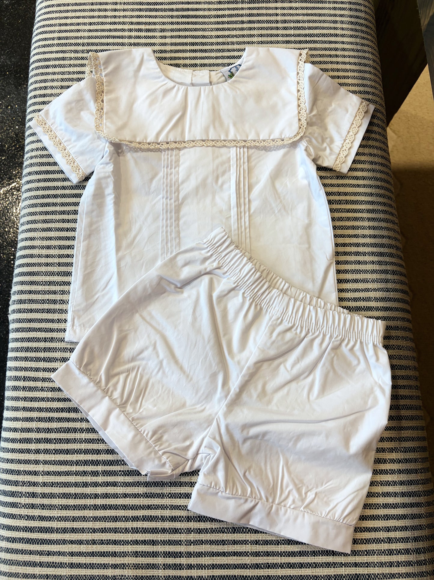 Heirloom Lace Banded Short Set