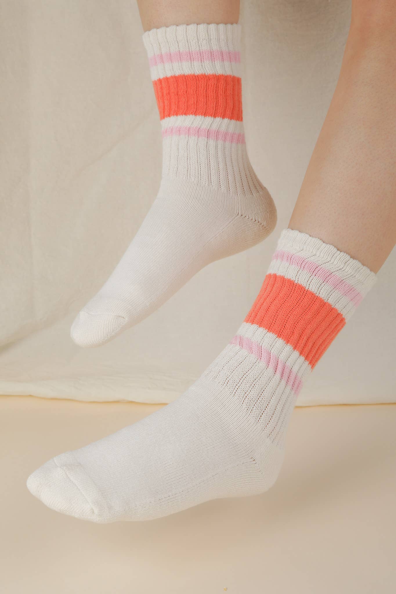 Color Block Crew Socks
