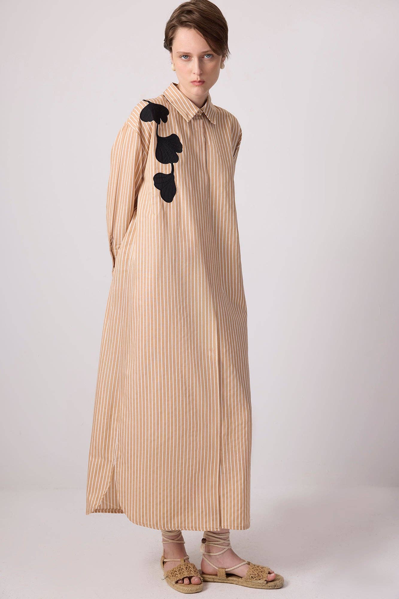 Stripes & Petals Dress
