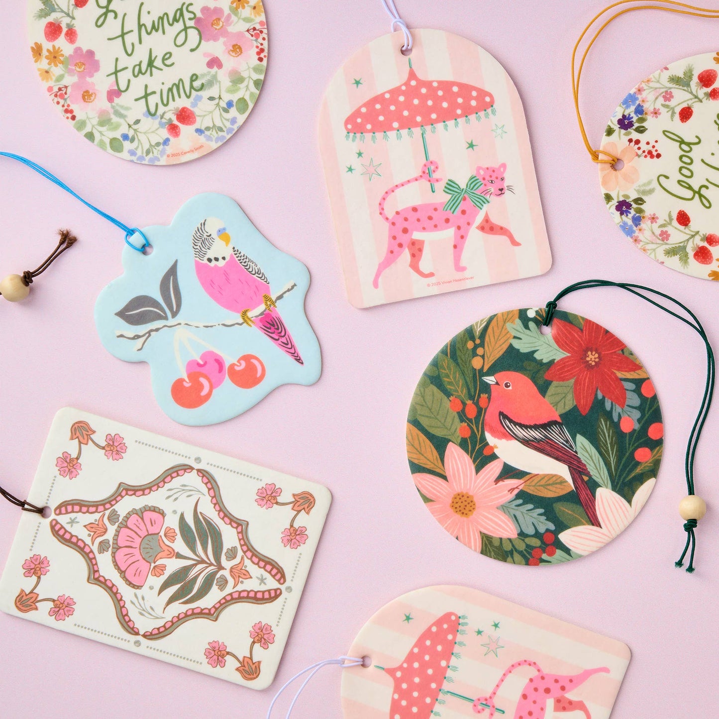 Floral Tapestry Car Air Freshener