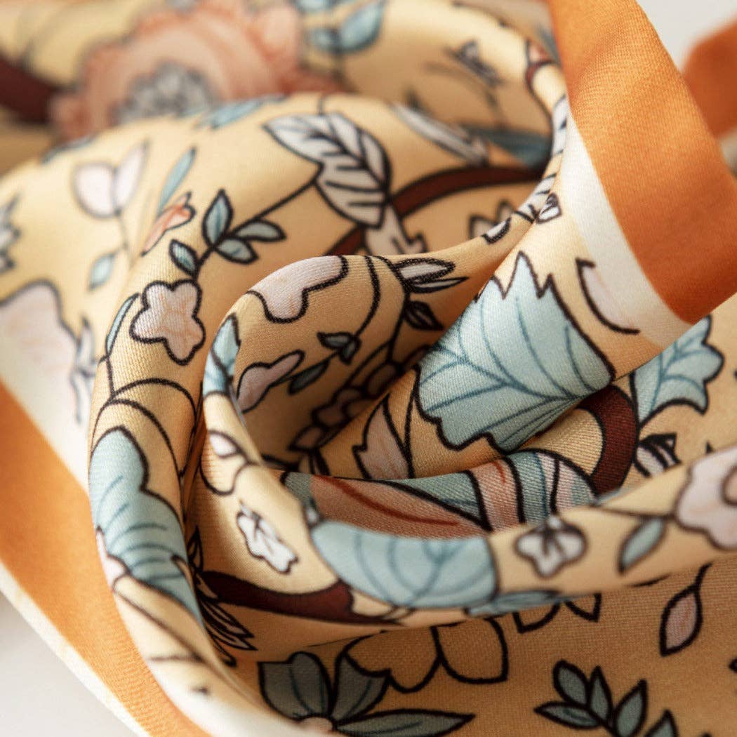 Colorful Print Neck Scarf