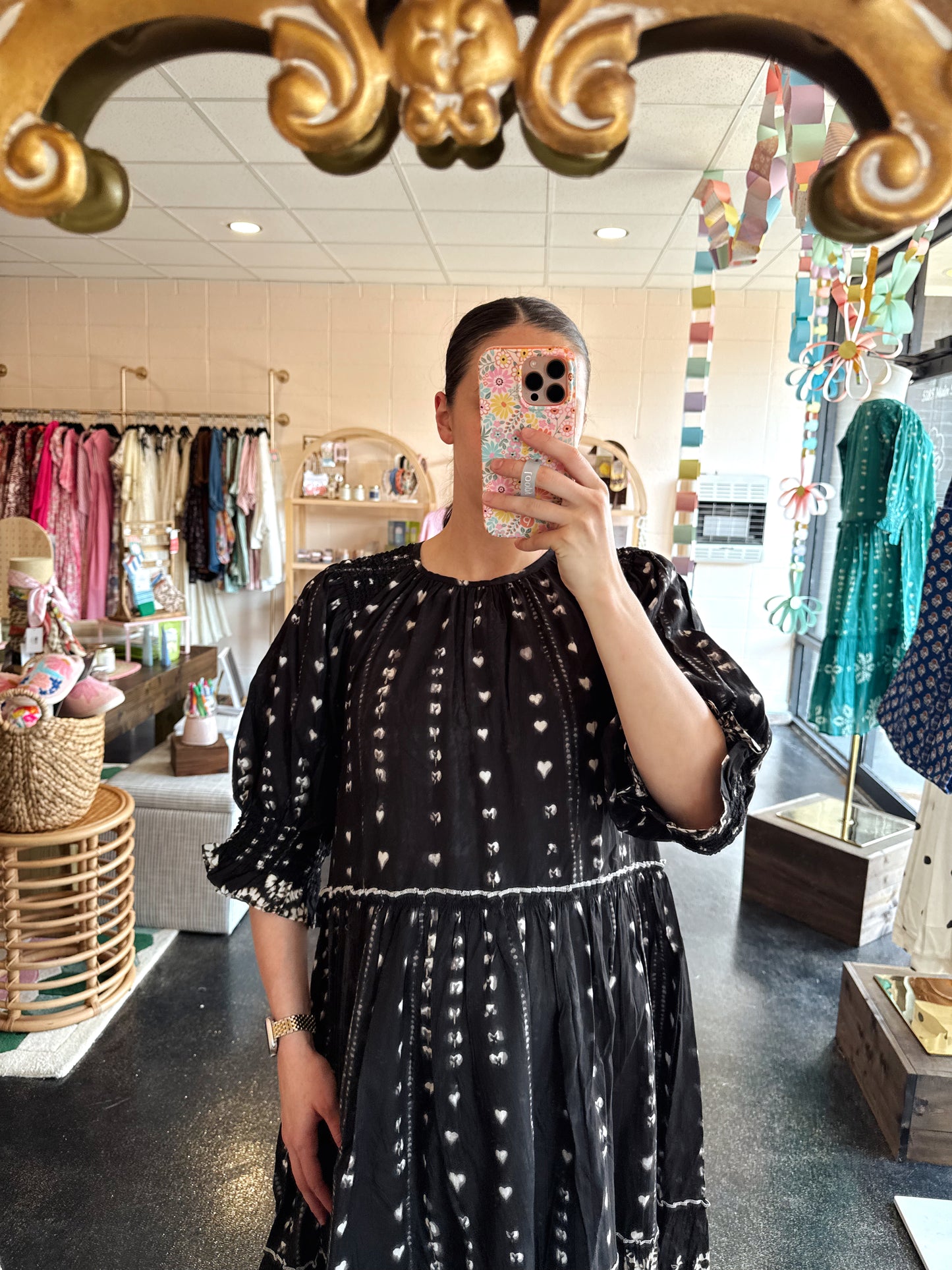 Washed Flower Dress